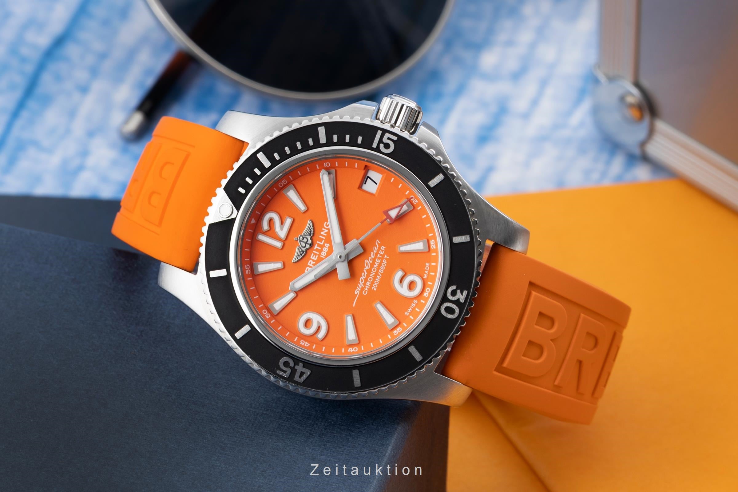Breitling Superocean steel automatic women's watch A17316D71O1S1 LP: 5450EUR  [2604242]