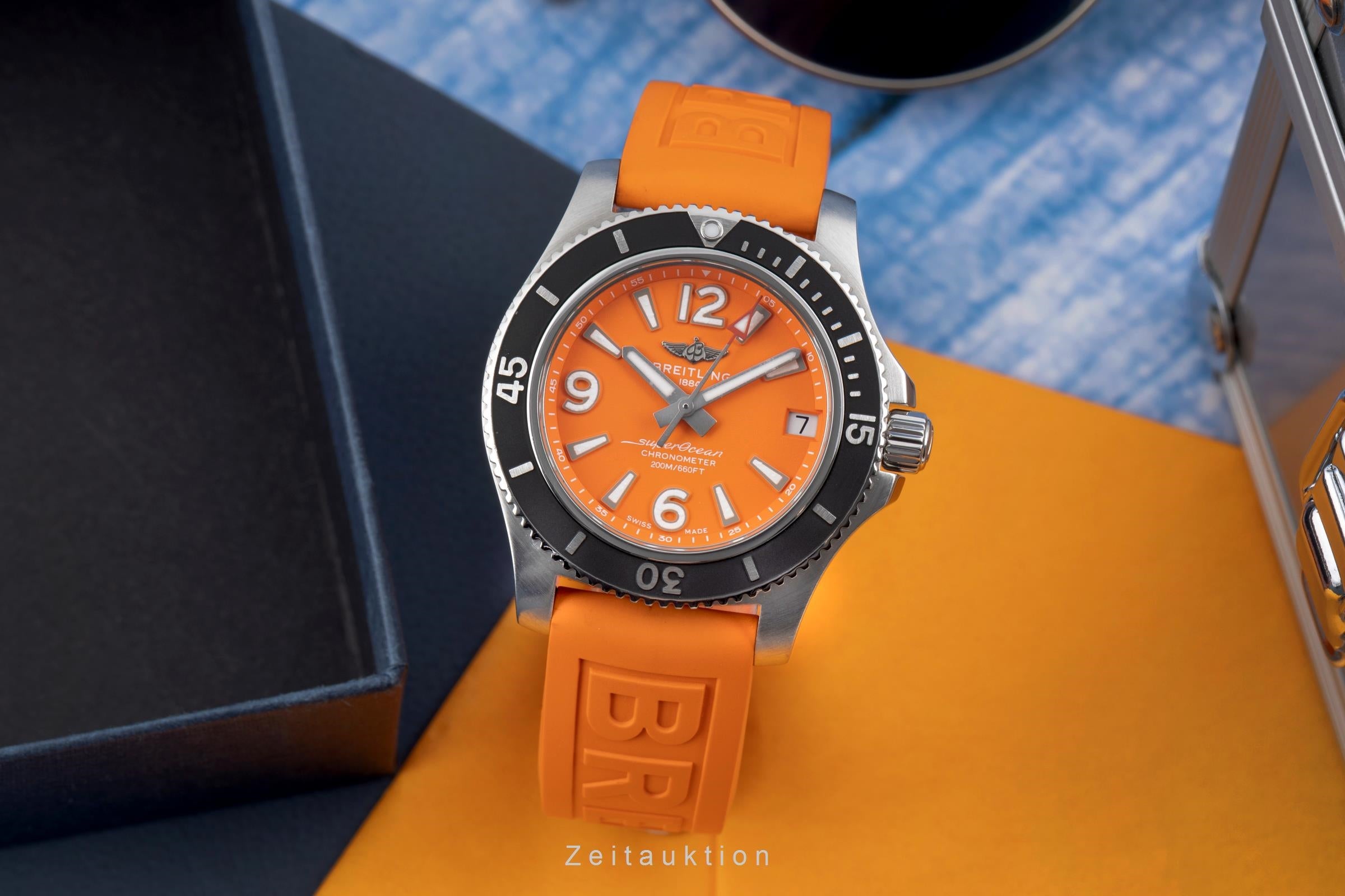Breitling Superocean steel automatic women's watch A17316D71O1S1 LP: 5450EUR  [2604242]