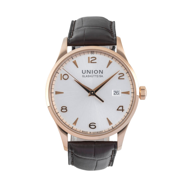 Union Glashütte Noramis oro rosado de 18 quilates automático reloj para caballeros D900.407.A  [2604248]