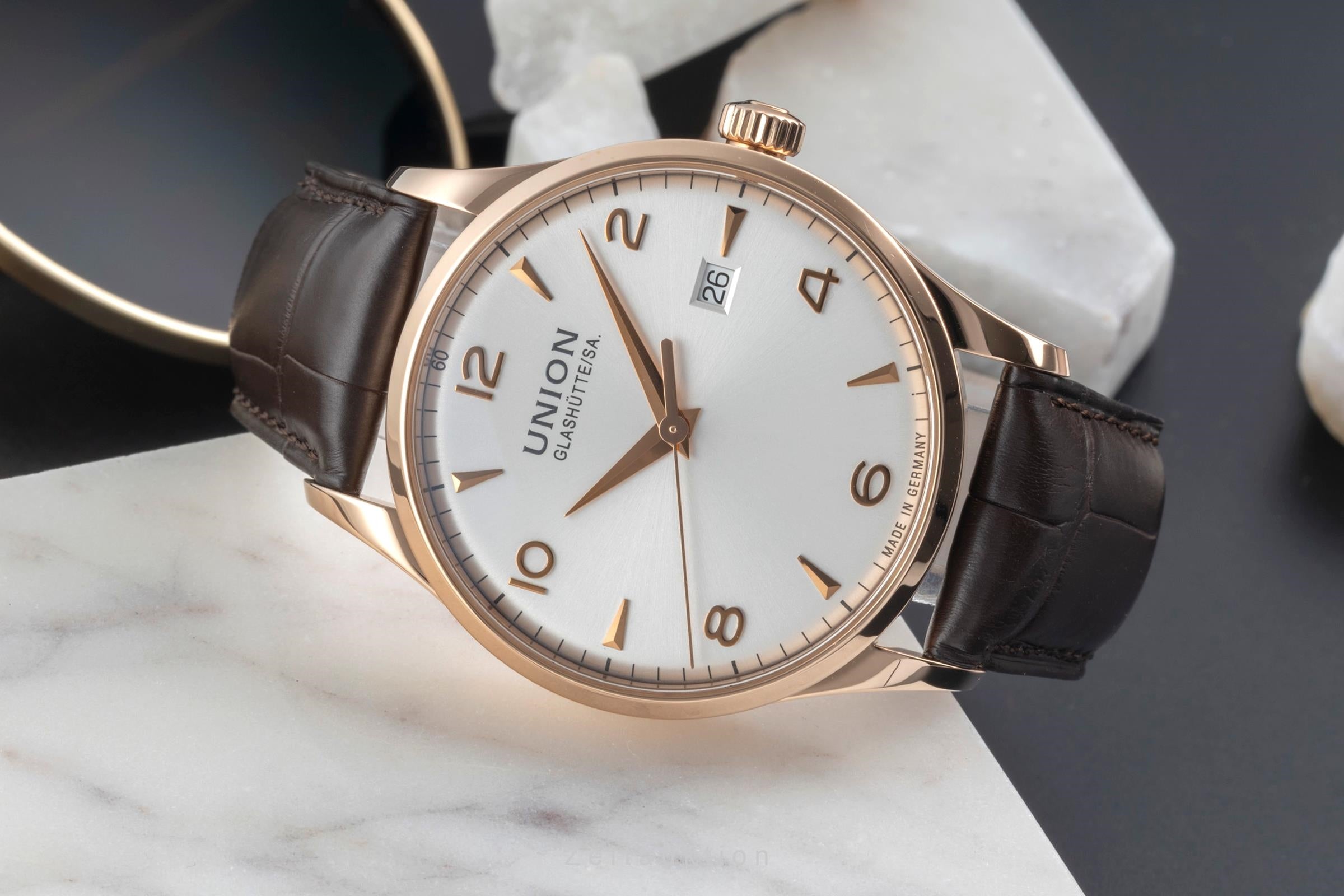 Union Glashütte Noramis oro rosado de 18 quilates automático reloj para caballeros D900.407.A  [2604248]