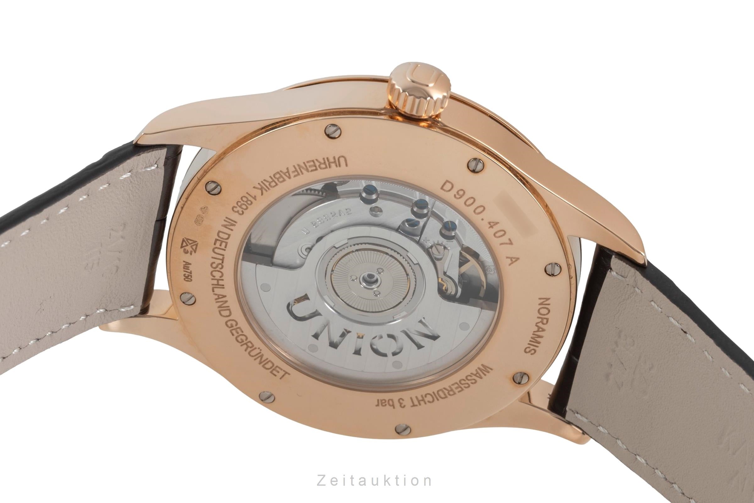 Union Glashütte Noramis oro rosado de 18 quilates automático reloj para caballeros D900.407.A  [2604248]