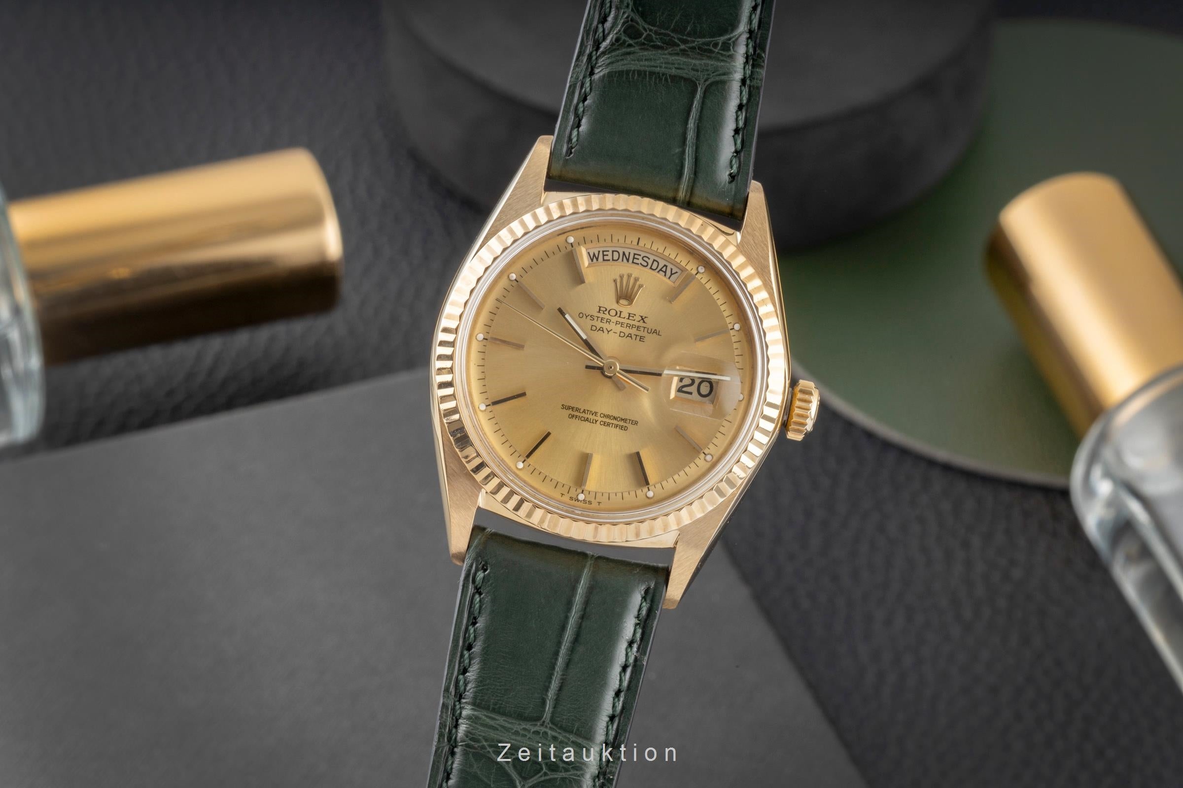 Rolex Day-Date 18 ct gold automatic men's watch 1803 Vintage  [2604250]