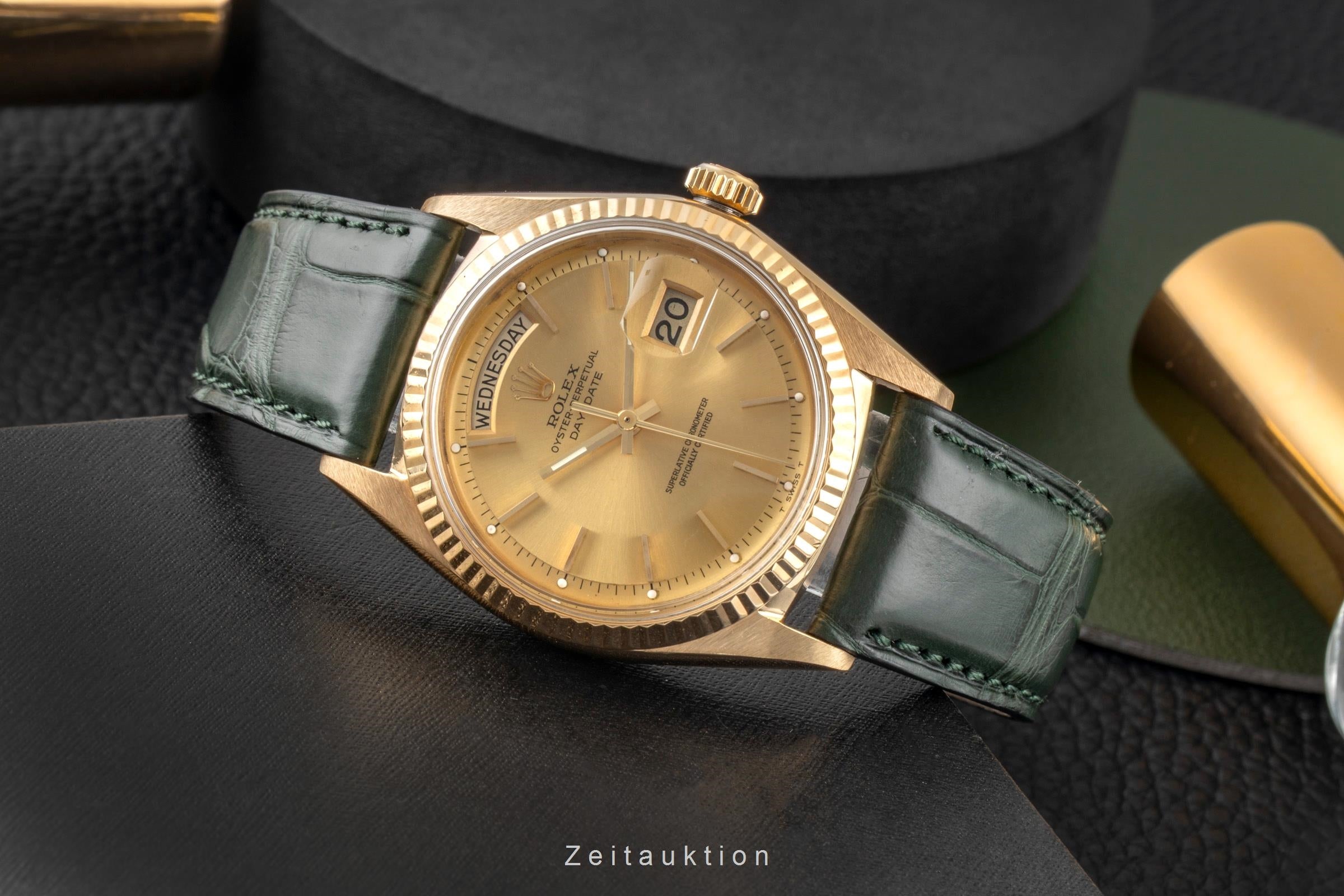 Rolex Day-Date 18 ct gold automatic men's watch 1803 Vintage  [2604250]
