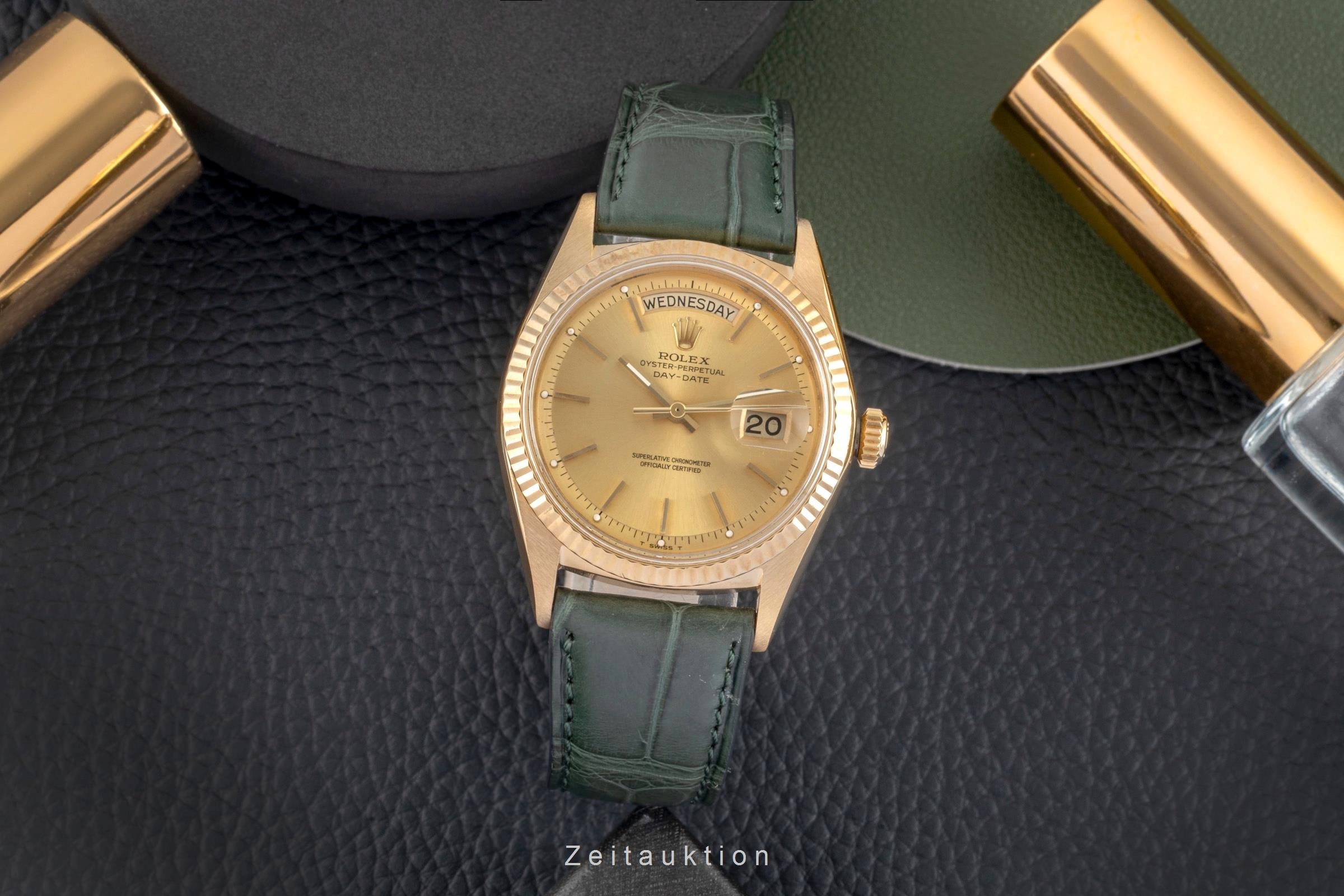 Rolex Day-Date 18 ct gold automatic men's watch 1803 Vintage  [2604250]