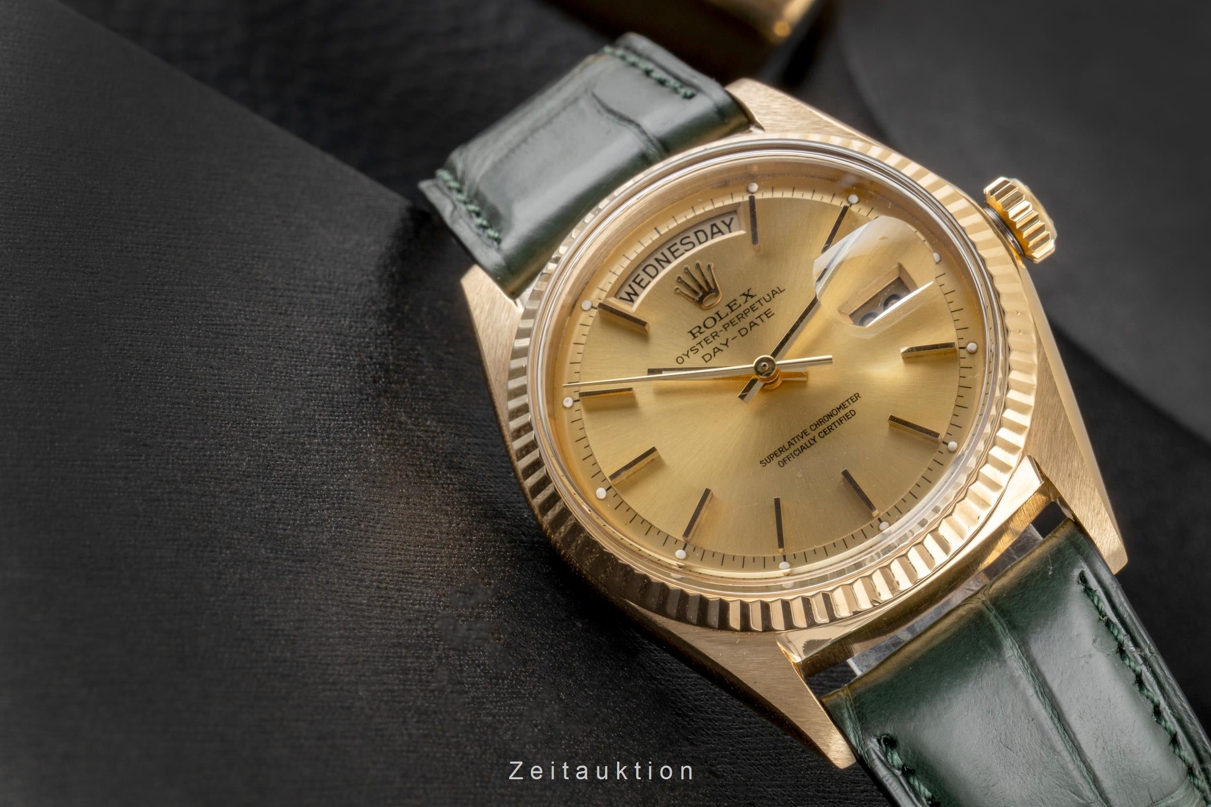 Rolex Day-Date 18 ct gold automatic men's watch 1803 Vintage  [2604250]