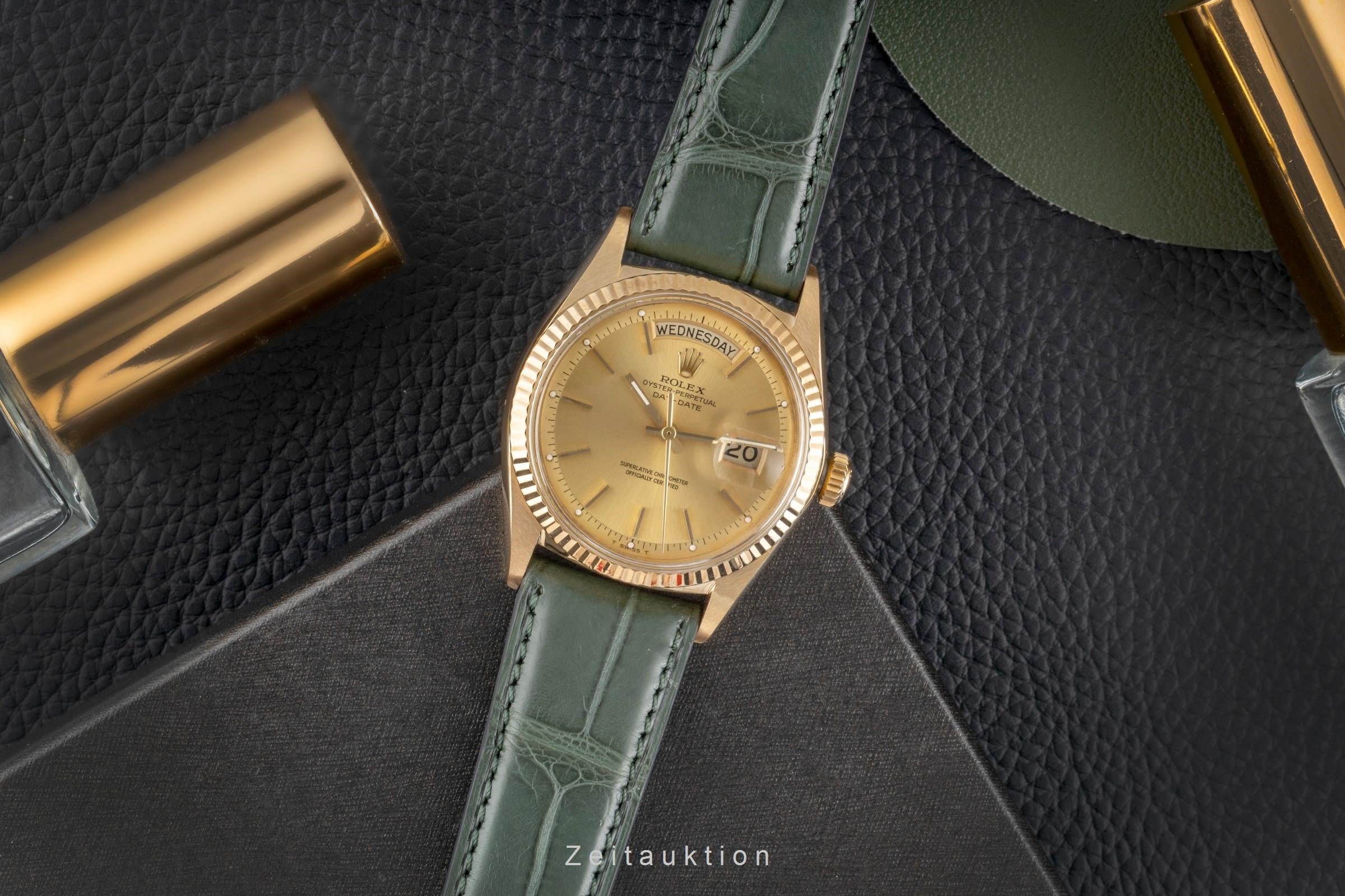 Rolex Day-Date 18 ct gold automatic men's watch 1803 Vintage  [2604250]