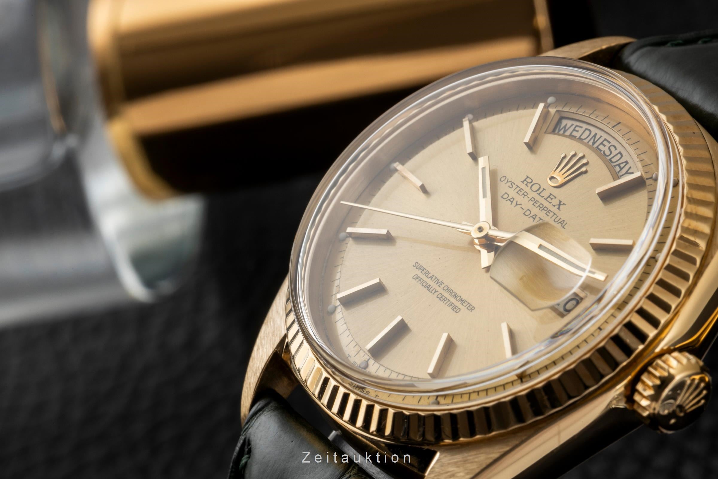 Rolex Day-Date 18 ct gold automatic men's watch 1803 Vintage  [2604250]