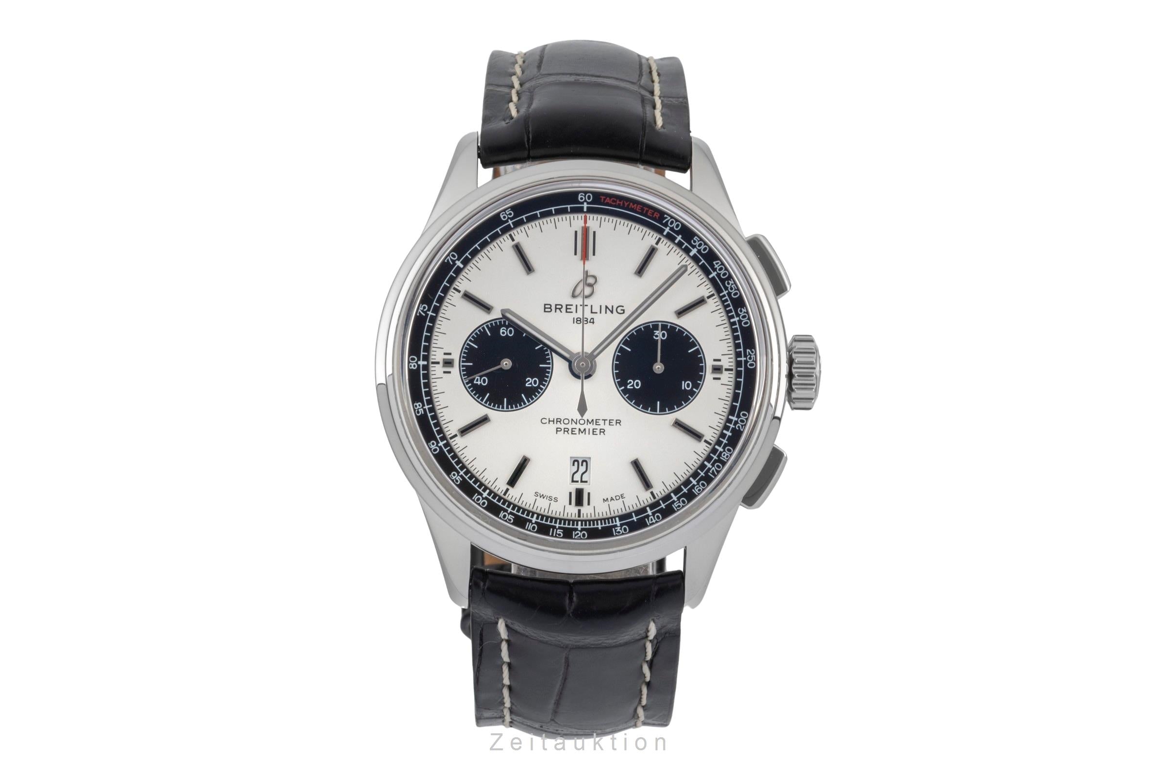 Breitling Premier B01 Chronograph Stahl Automatik Ref. AB0118221G1X1 B&P 2021 [2604253]