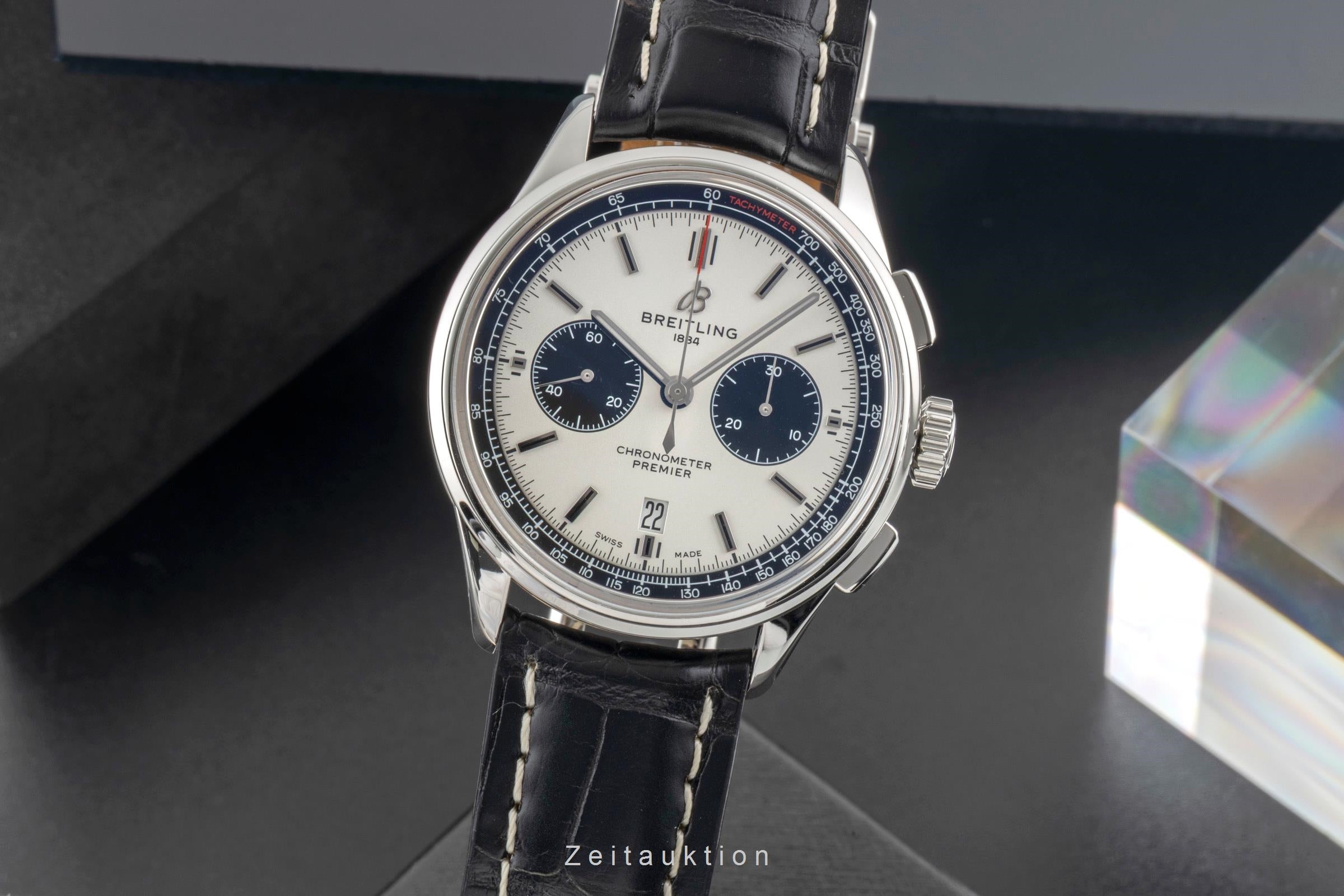 Breitling Premier B01 Chronograph Stahl Automatik Ref. AB0118221G1X1 B&P 2021 [2604253]