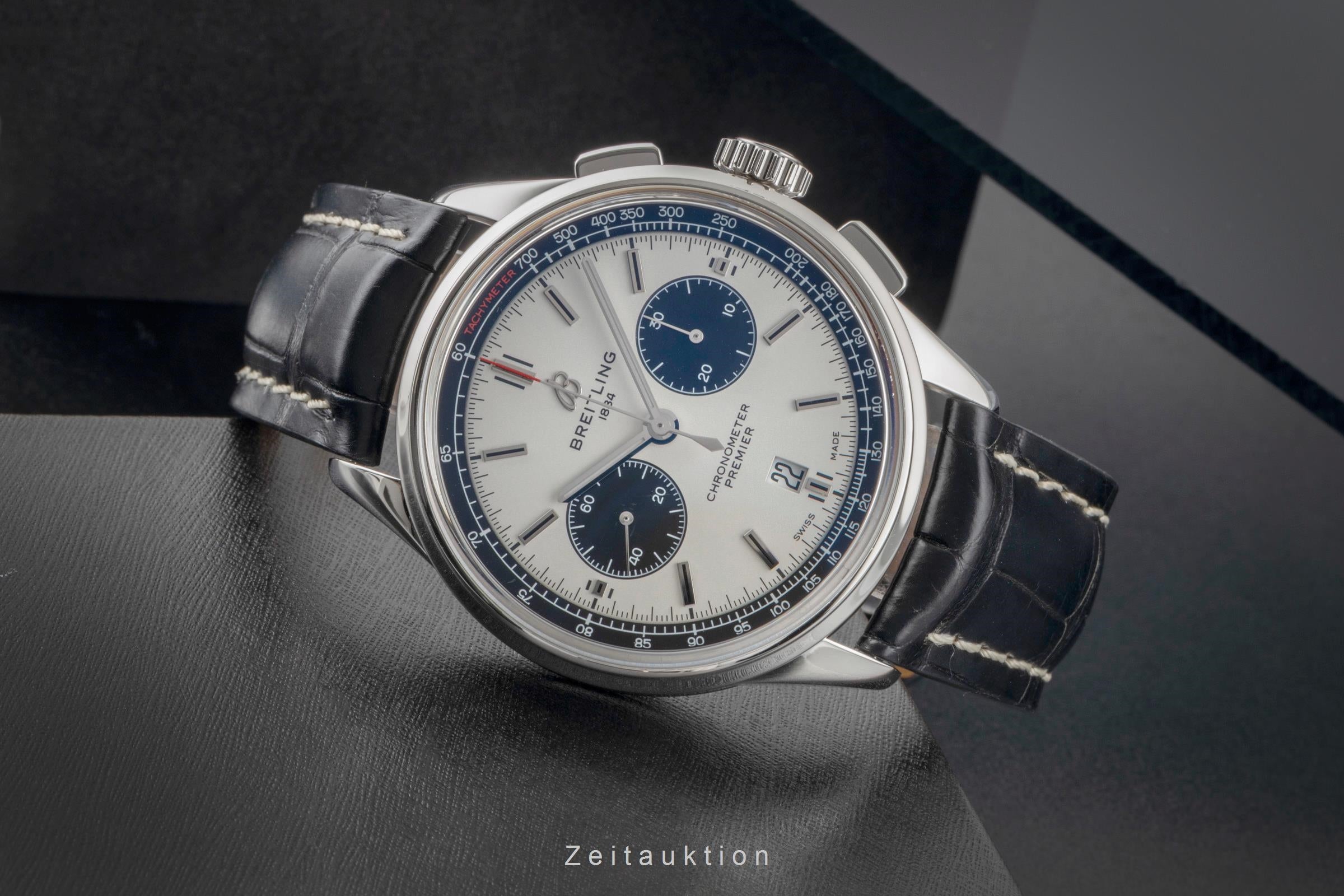 Breitling Premier B01 Chronograph Stahl Automatik Ref. AB0118221G1X1 B&P 2021 [2604253]