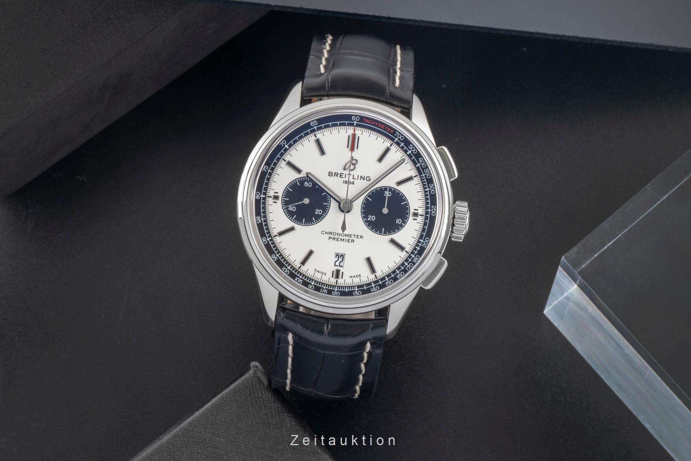 Breitling Premier B01 Chronograph Stahl Automatik Ref. AB0118221G1X1 B&P 2021 [2604253]