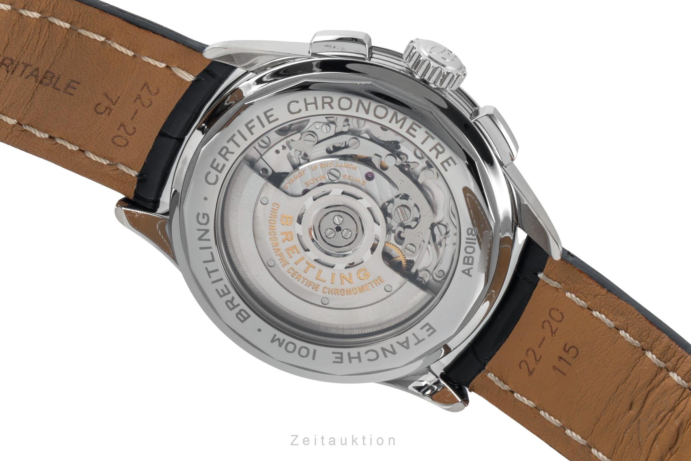 Breitling Premier B01 Chronograph Stahl Automatik Ref. AB0118221G1X1 B&P 2021 [2604253]