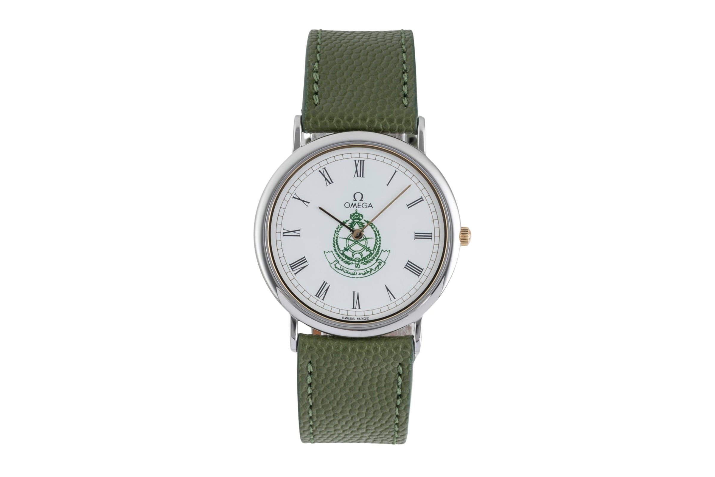 Omega De Ville steel quartz men's watch 195.0075.2 Vintage  [2604255]