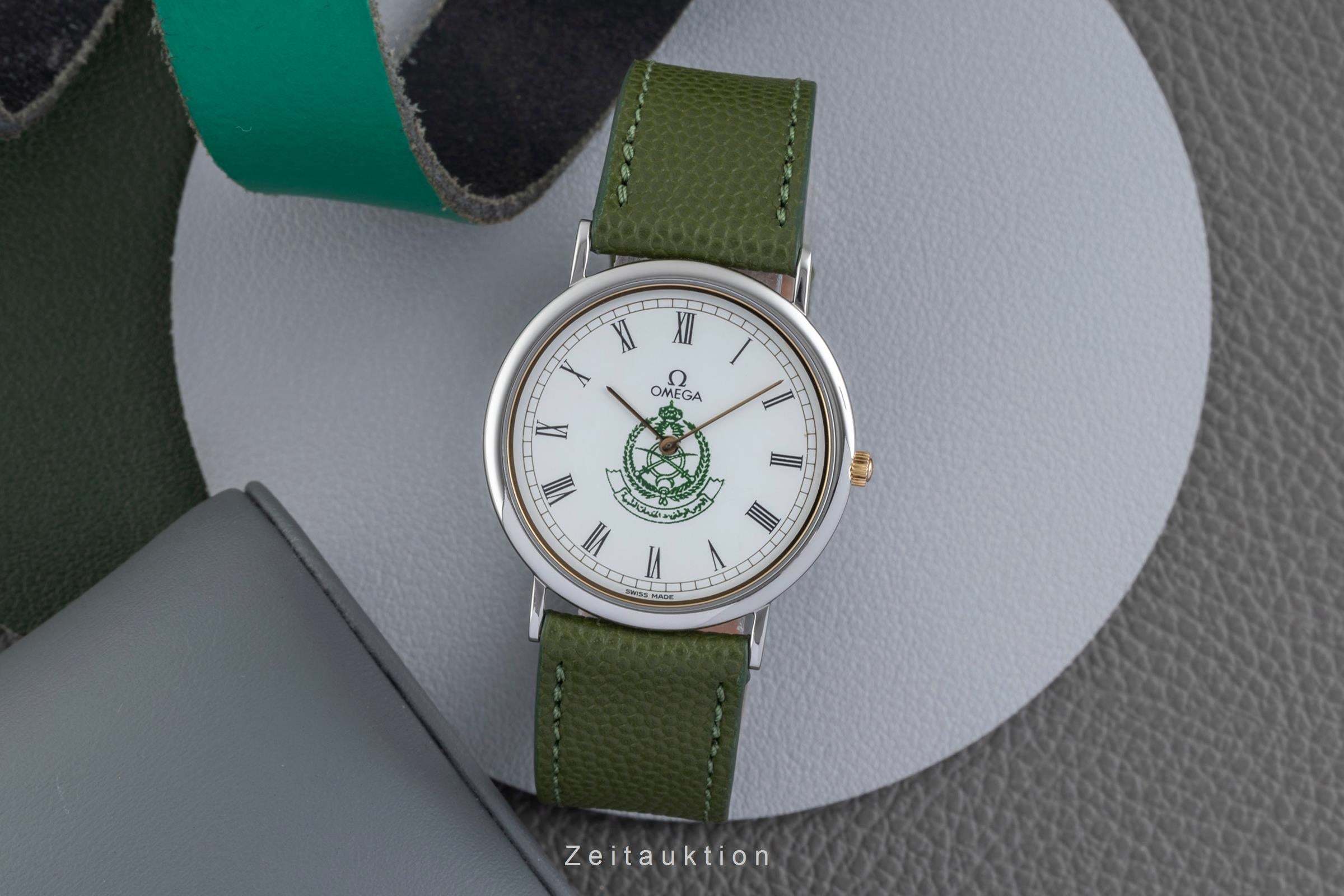 Omega De Ville steel quartz men's watch 195.0075.2 Vintage  [2604255]