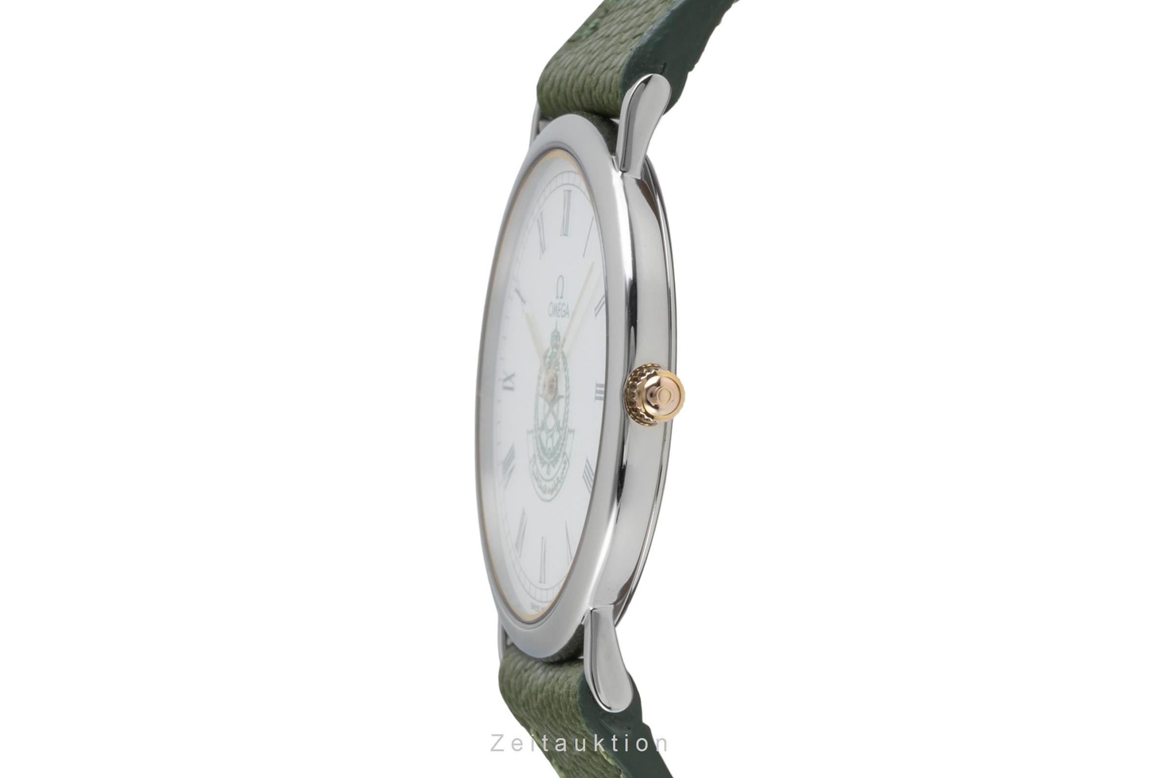 Omega De Ville steel quartz men's watch 195.0075.2 Vintage  [2604255]