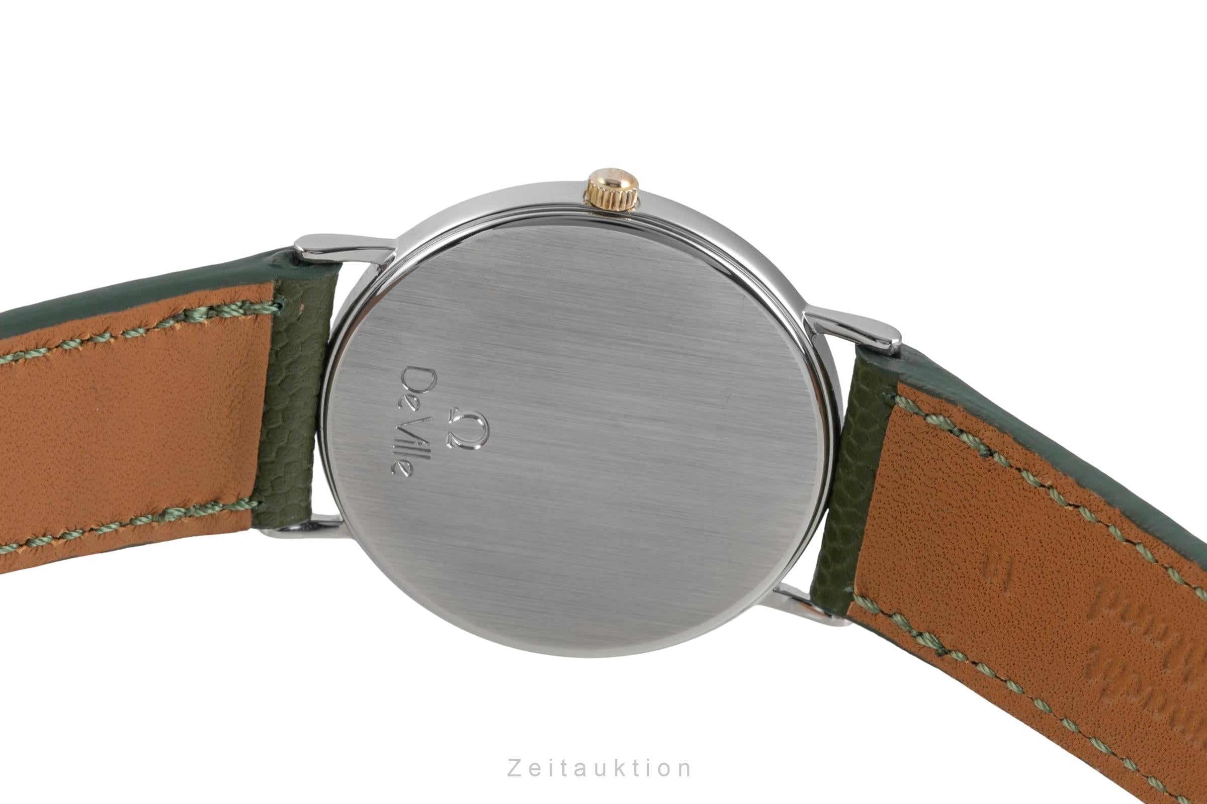 Omega De Ville steel quartz men's watch 195.0075.2 Vintage  [2604255]