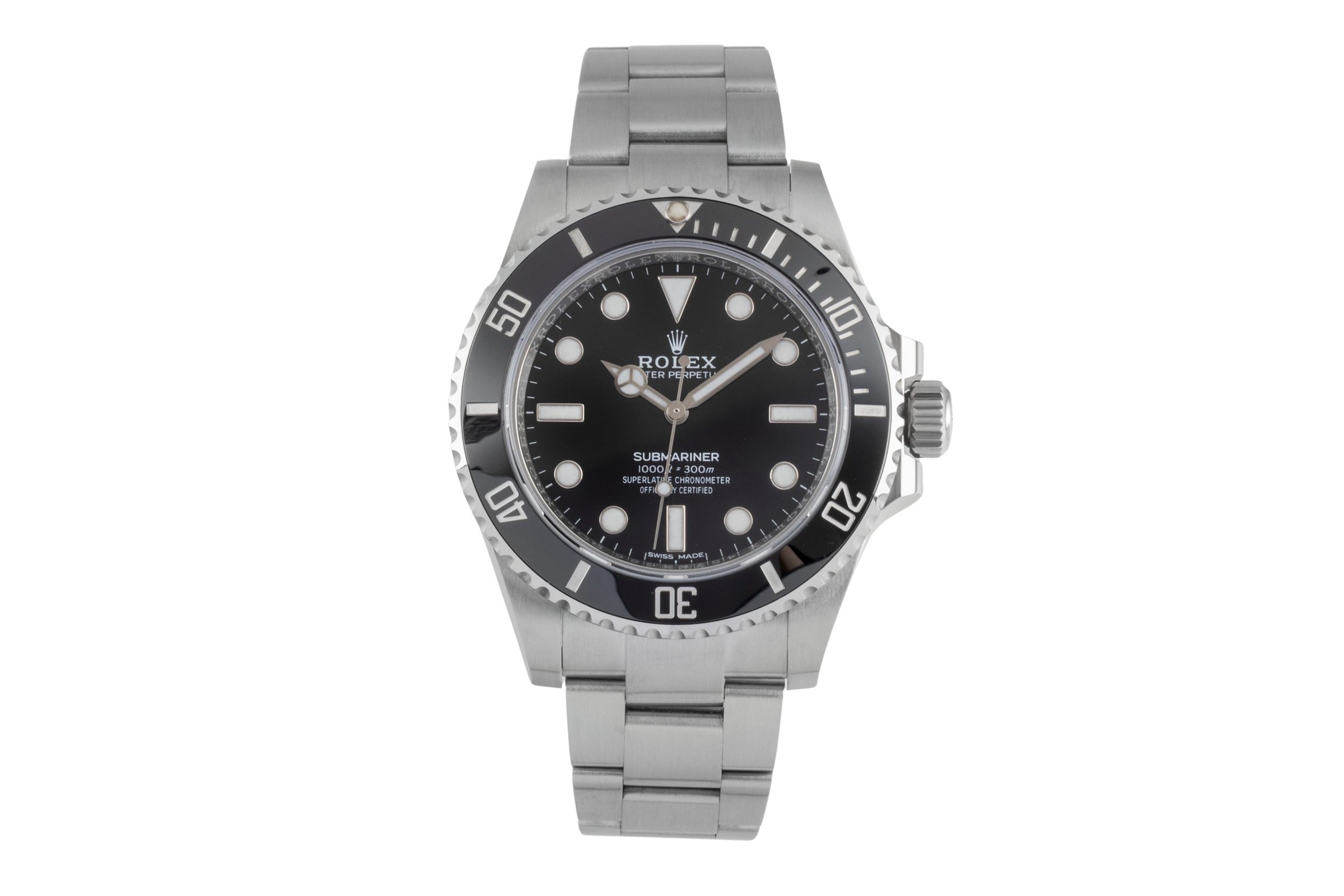 Rolex Submariner No Date Oyster Edelstahl Automatik Herrenuhr Ref. 114060  [2604259]