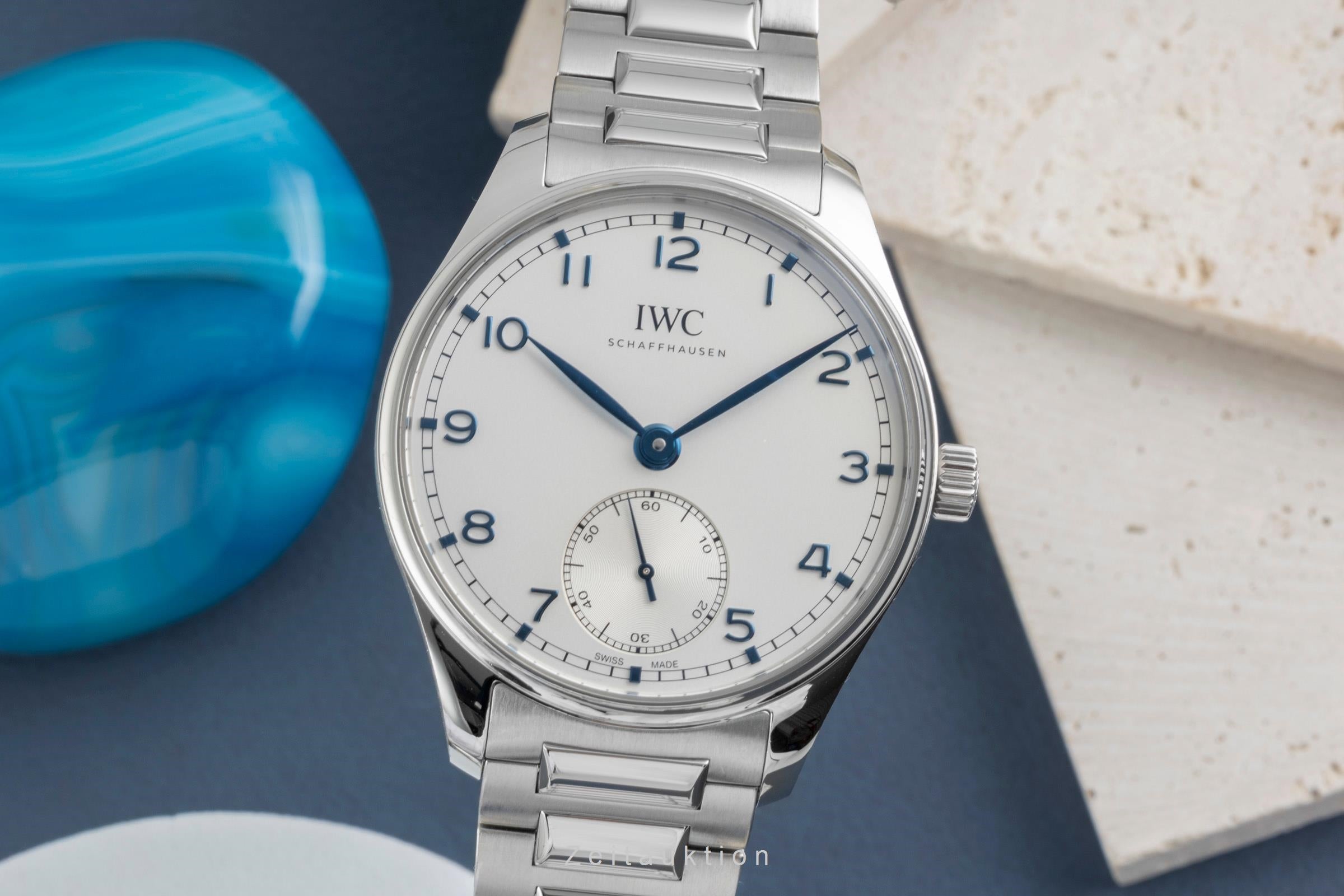IWC Portugieser acero automático reloj para caballeros IW358312 LP: 8700EUR  [2604265]