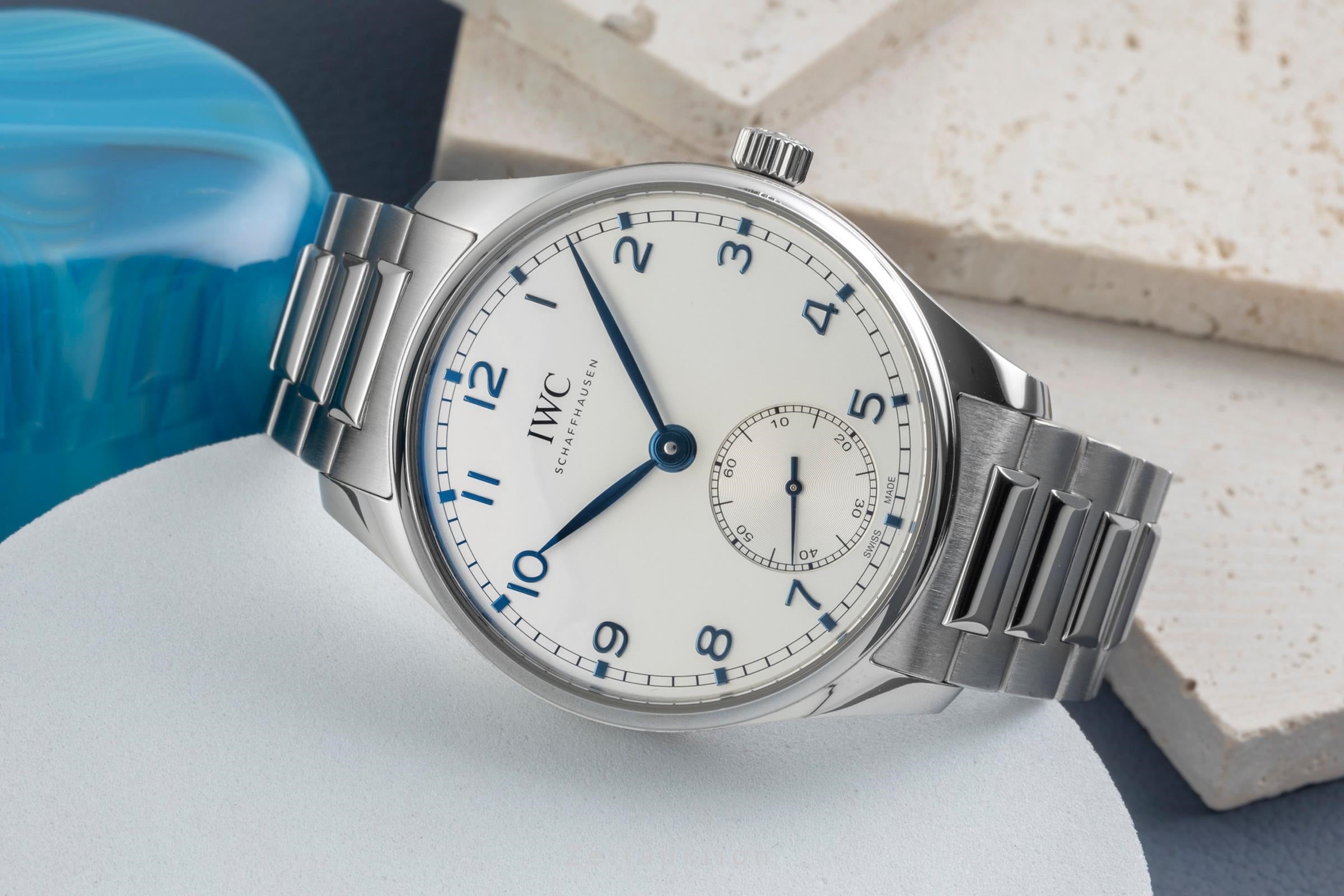 IWC Portugieser acero automático reloj para caballeros IW358312 LP: 8700EUR  [2604265]
