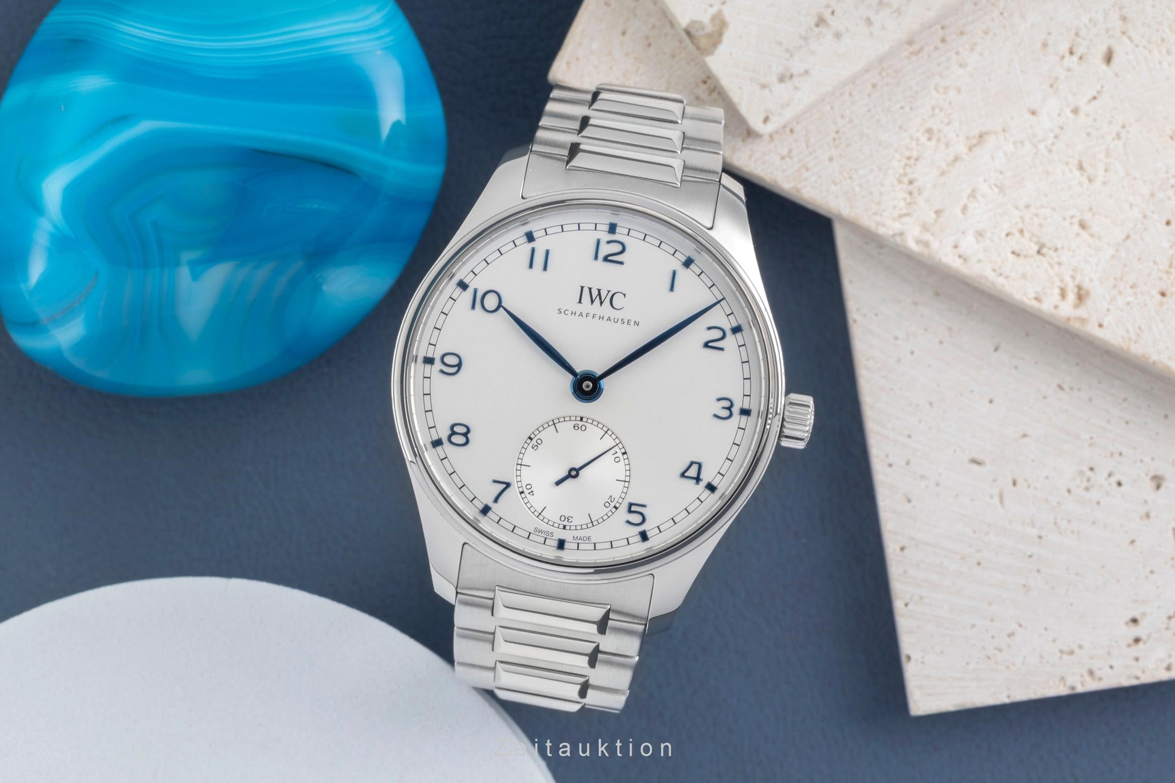 IWC Portugieser acero automático reloj para caballeros IW358312 LP: 8700EUR  [2604265]
