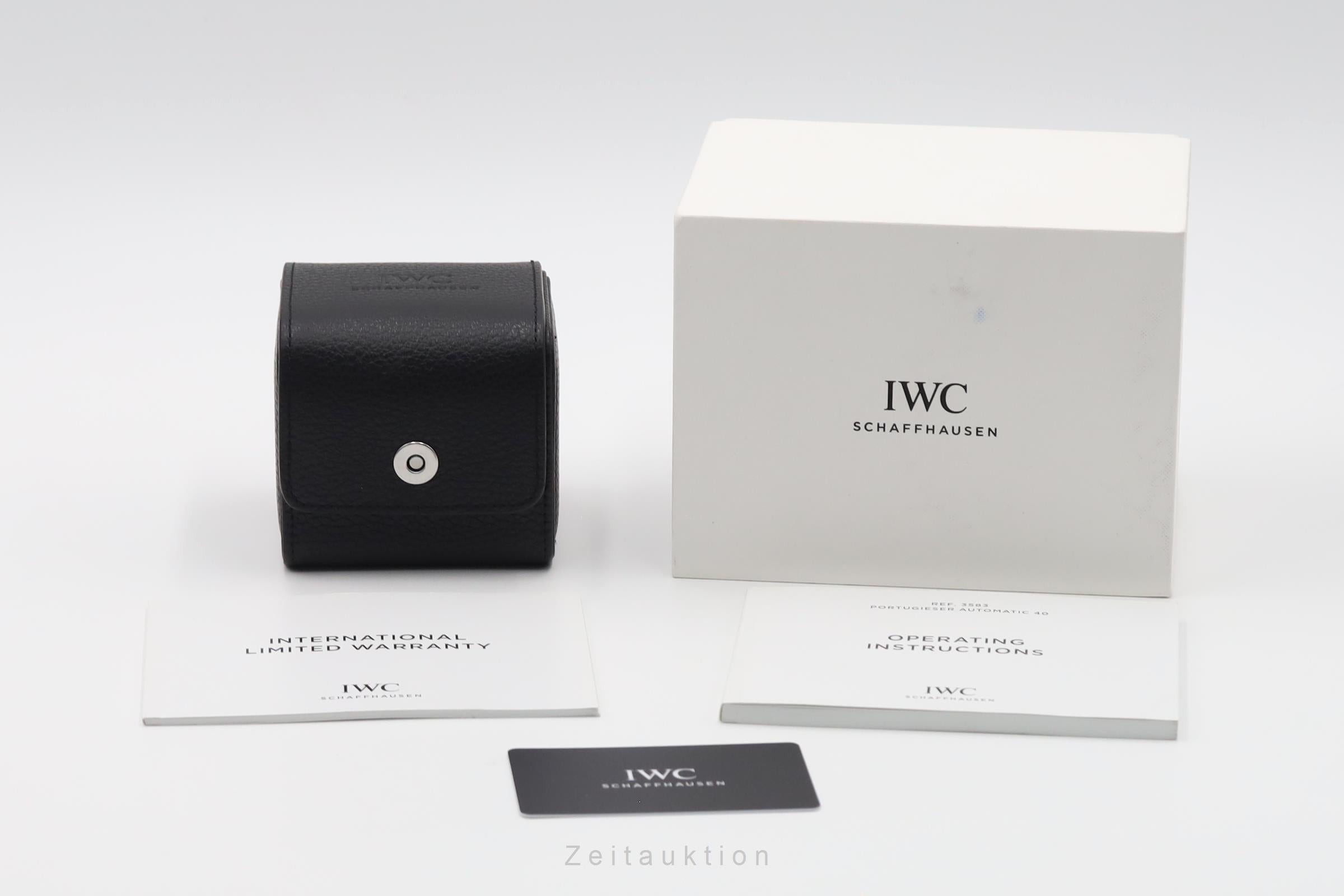 IWC Portugieser acero automático reloj para caballeros IW358312 LP: 8700EUR  [2604265]