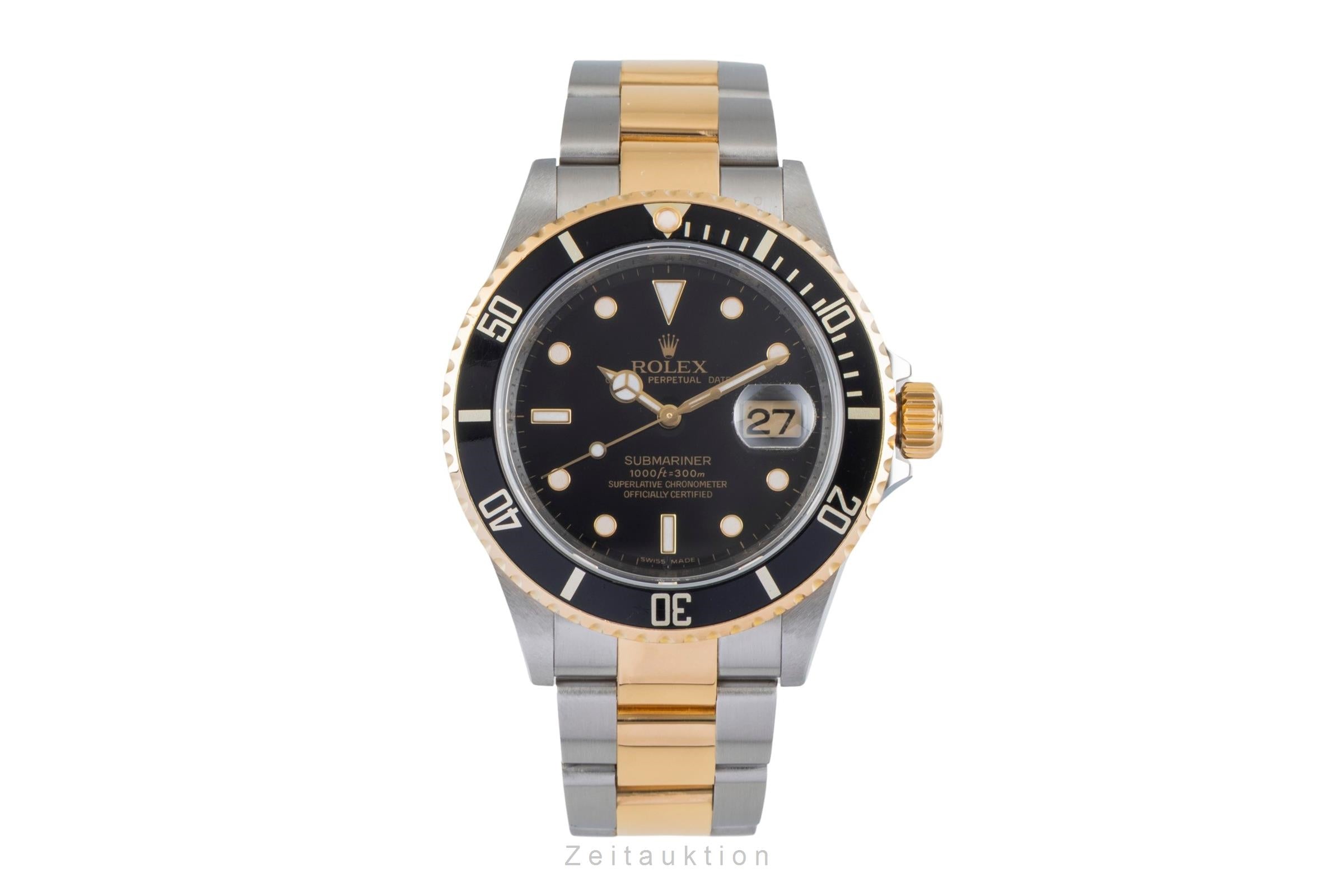 Rolex Submariner steel / gold automatic men's watch 16613T  [2604270]