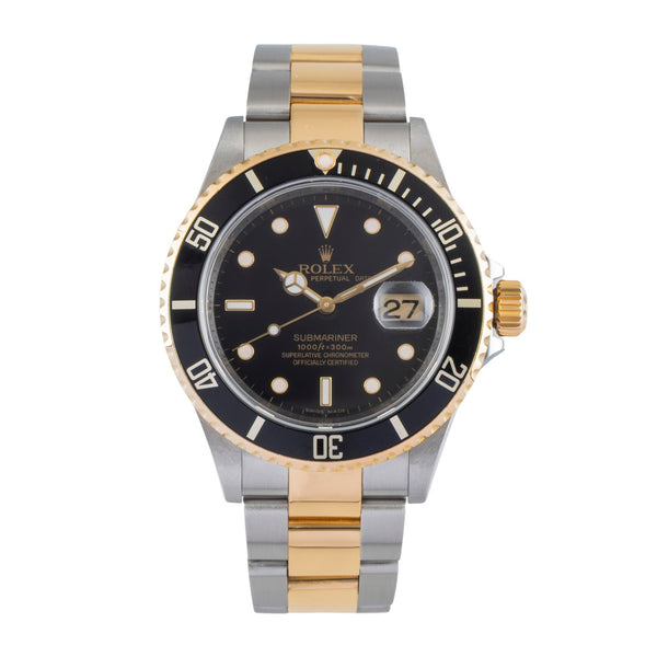 Rolex Submariner steel / gold automatic men's watch 16613T  [2604270]
