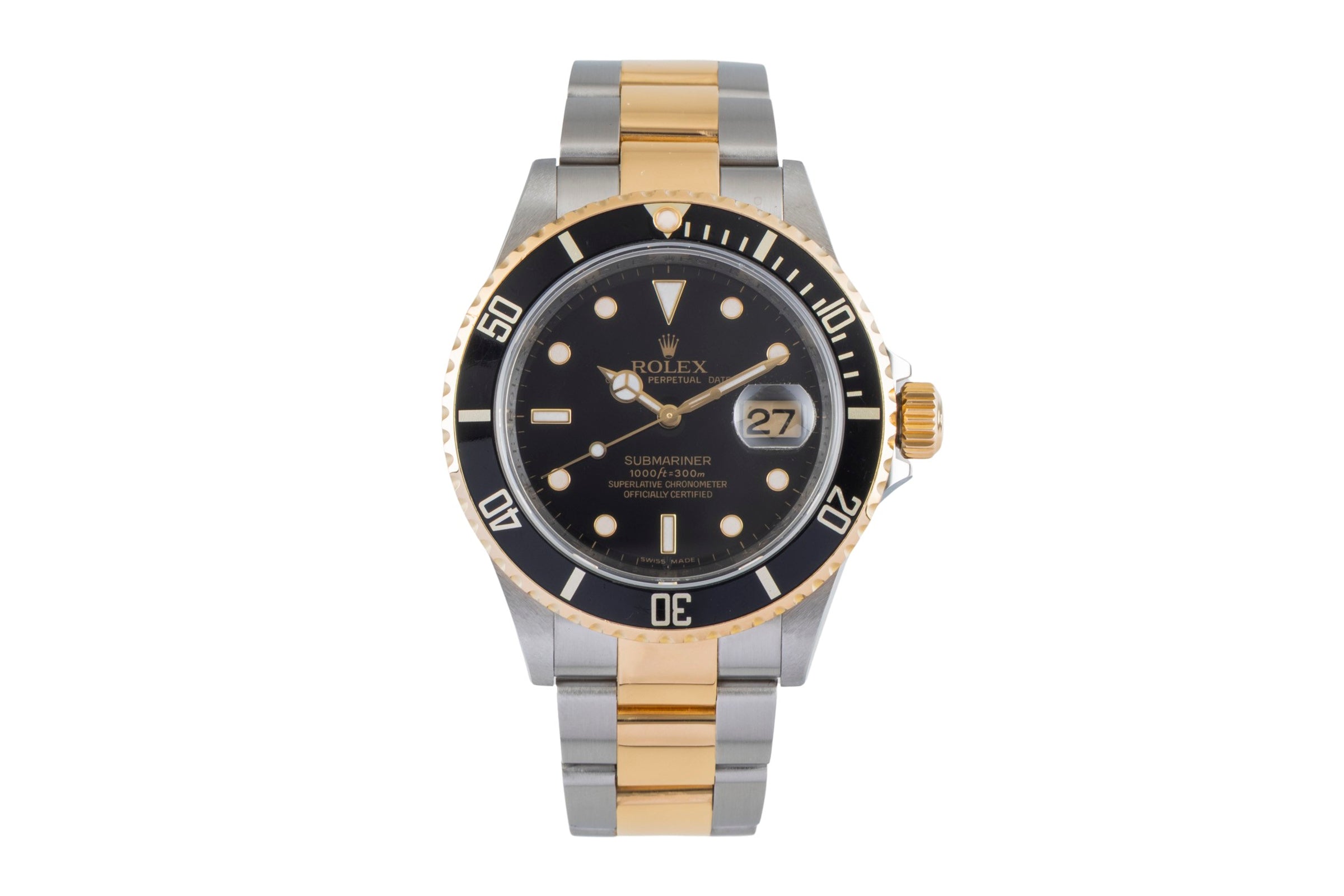 Rolex Submariner Date Oyster Stahl Gold Automatik Herrenuhr Ref. 16613T V-Serie [2604270]