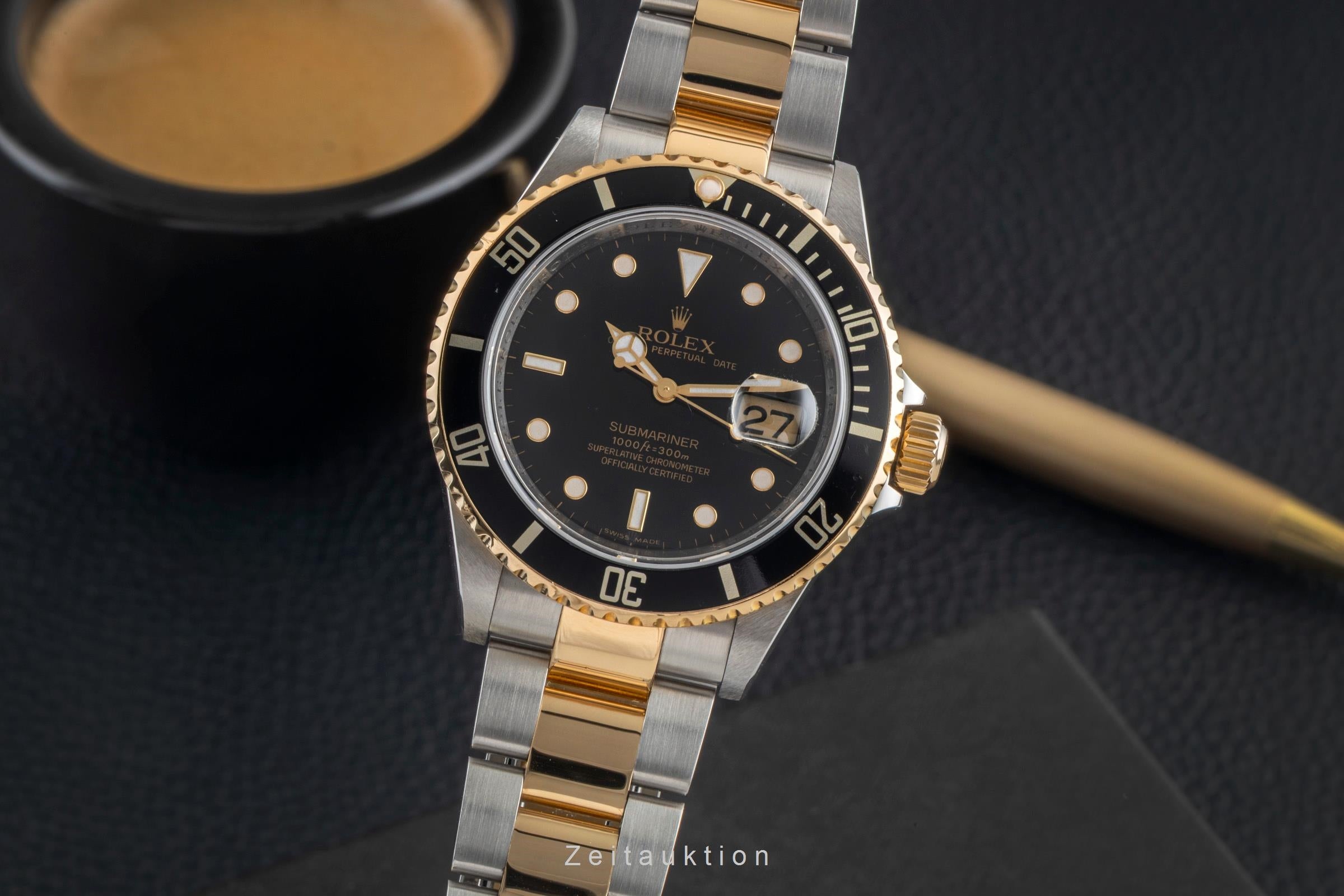 Rolex Submariner steel / gold automatic men's watch 16613T  [2604270]