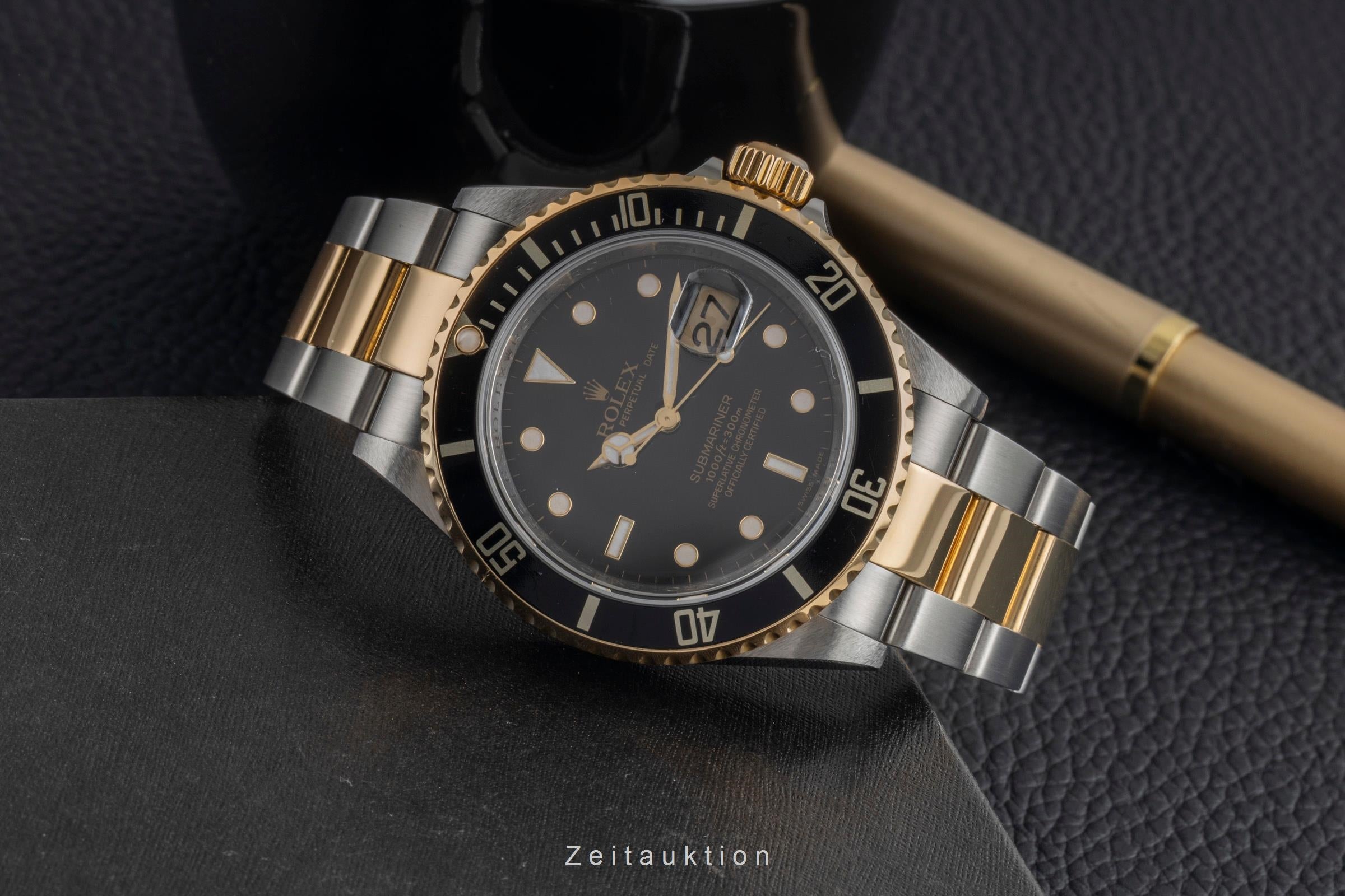 Rolex Submariner steel / gold automatic men's watch 16613T  [2604270]