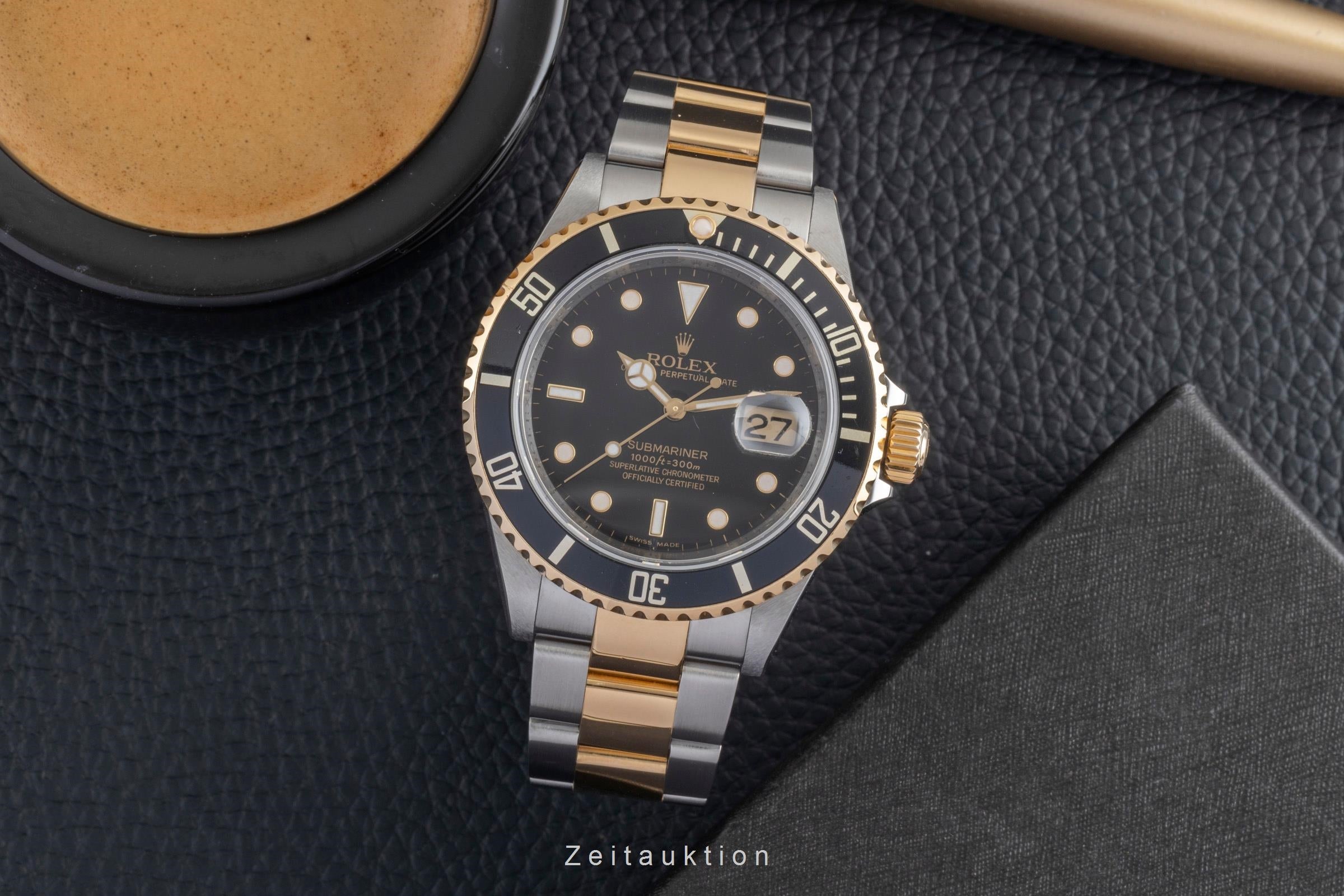 Rolex Submariner steel / gold automatic men's watch 16613T  [2604270]