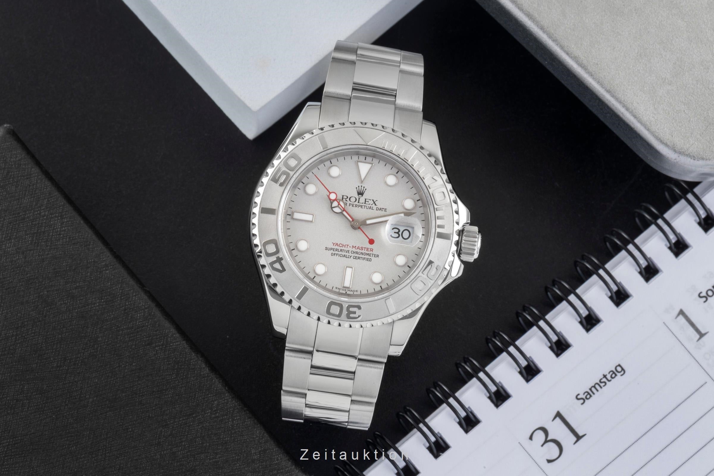 Rolex Yacht-Master 40 Stahl / Platin Automatik Herrenuhr Ref. 16622 D-Serie [2604271]