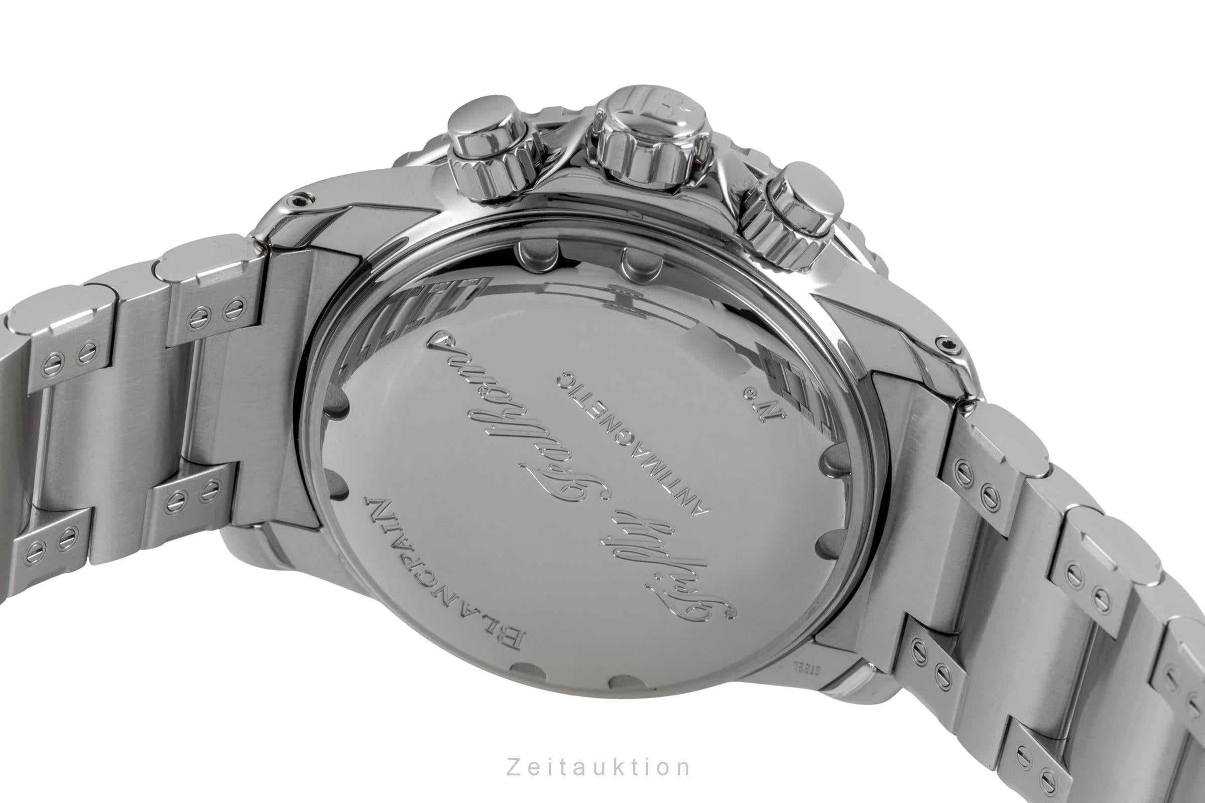 Blancpain Fifty Fathoms Chronograph Stahl Automatik Ref. 5085F-1130 B&P 2009 [2604272]
