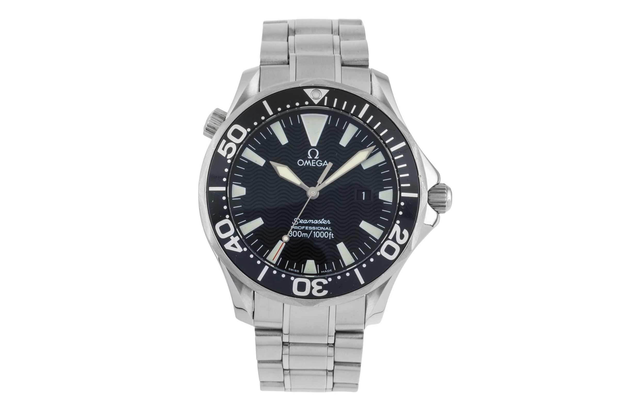 Omega Seamaster acier quartz montre pour hommes 2264.50.00  [2604274]
