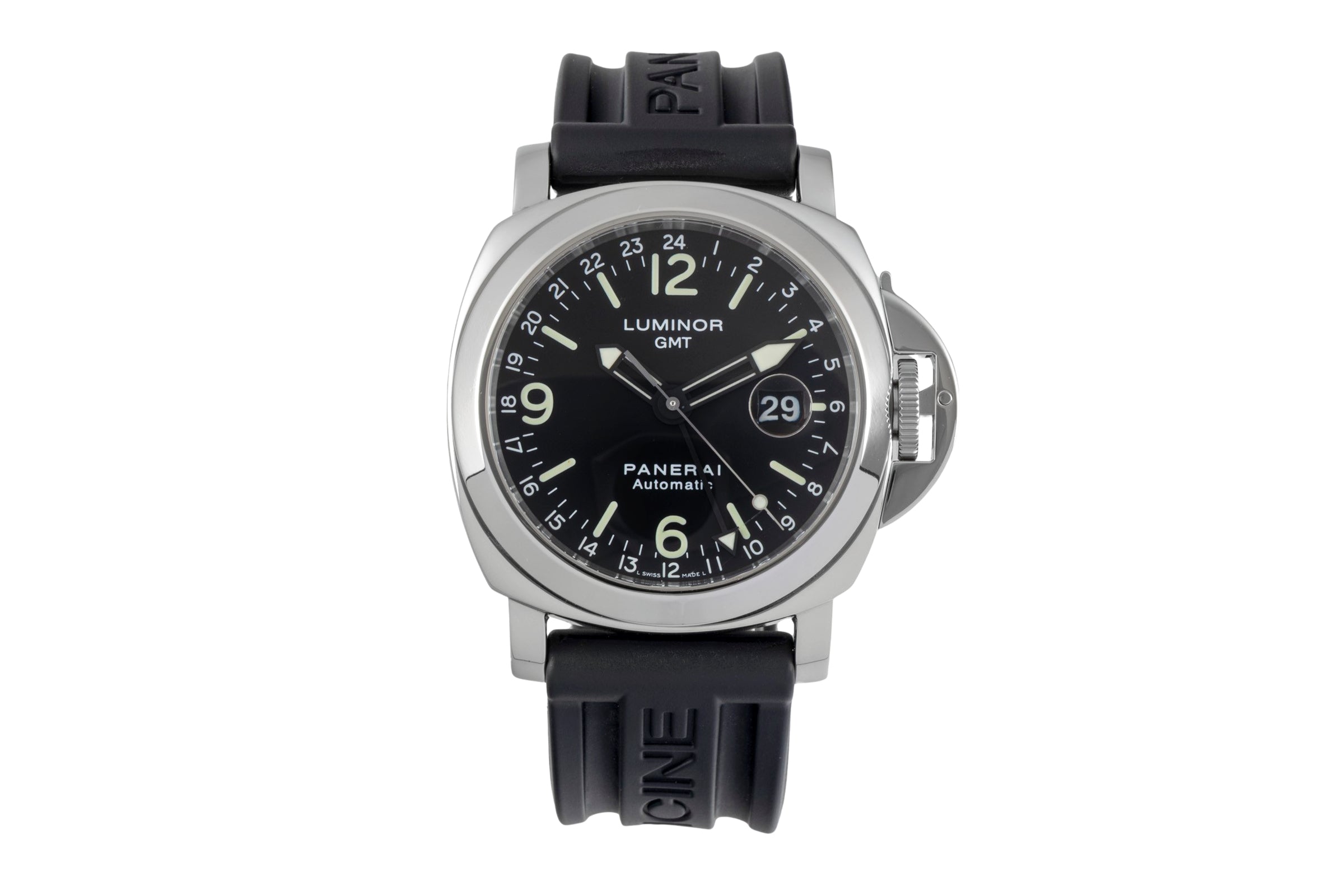Panerai Luminor GMT steel automatic men's watch PAM00063  [2604275]