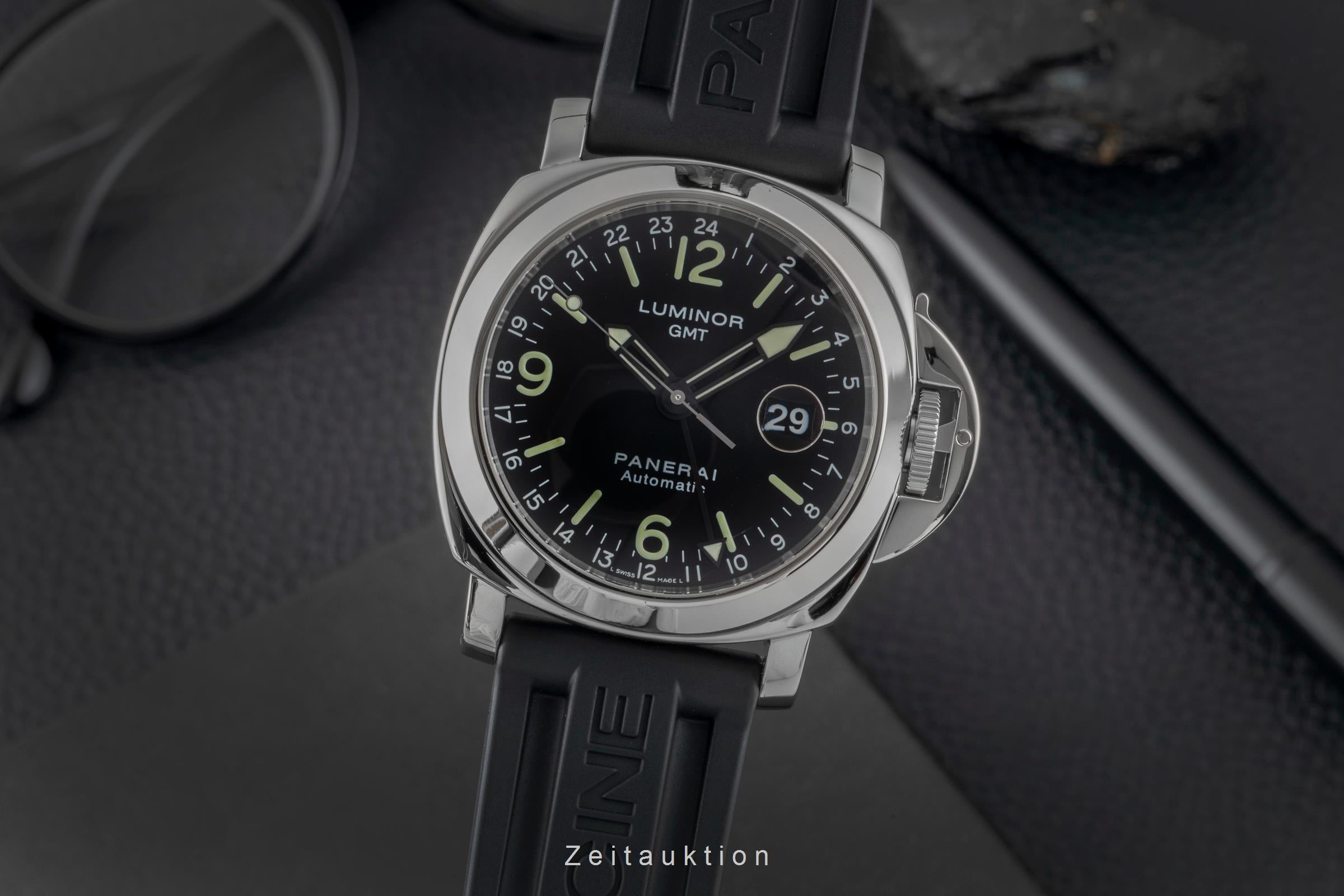 Panerai Luminor GMT acero automático reloj para caballeros PAM00063  [2604275]