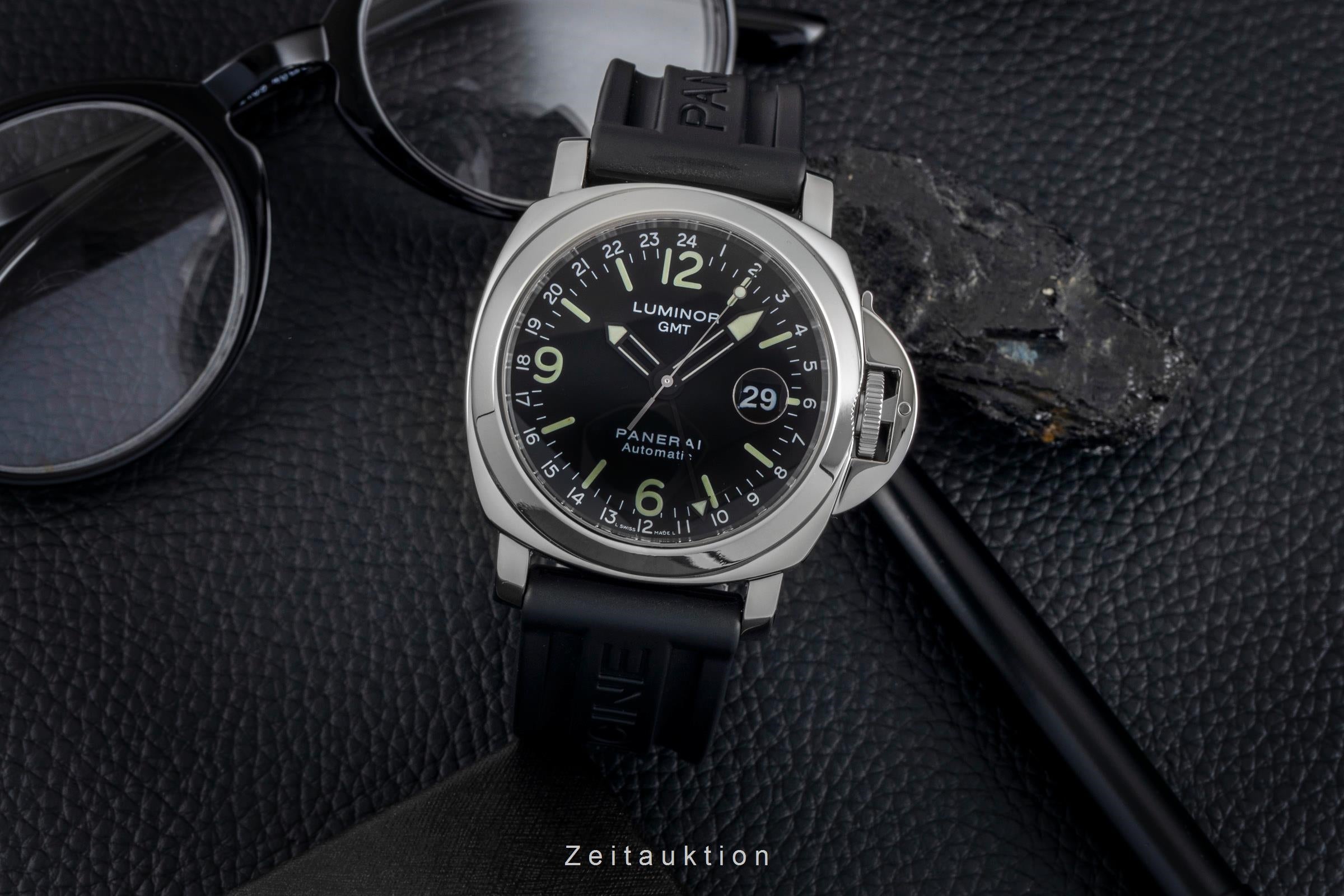 Panerai Luminor GMT acero automático reloj para caballeros PAM00063  [2604275]