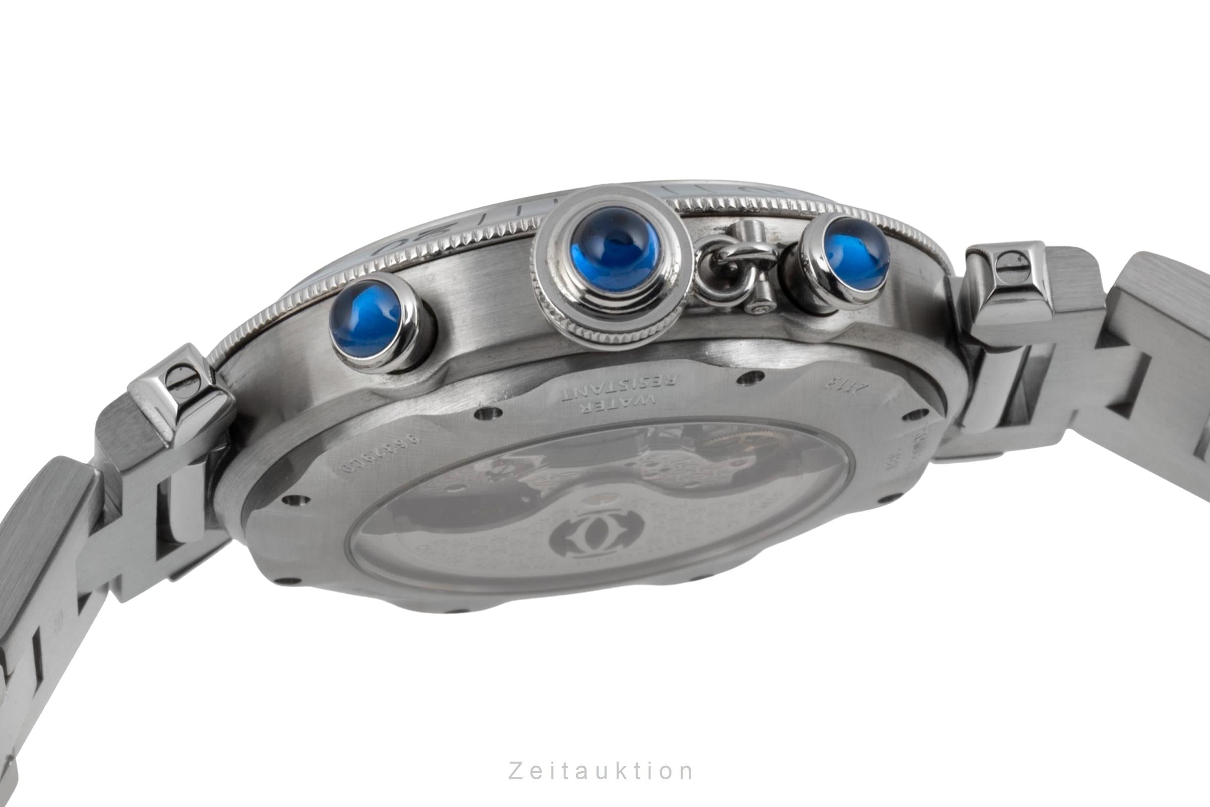 Cartier Pasha chronographe acier automatique montre pour hommes W31030H3  [2604278]