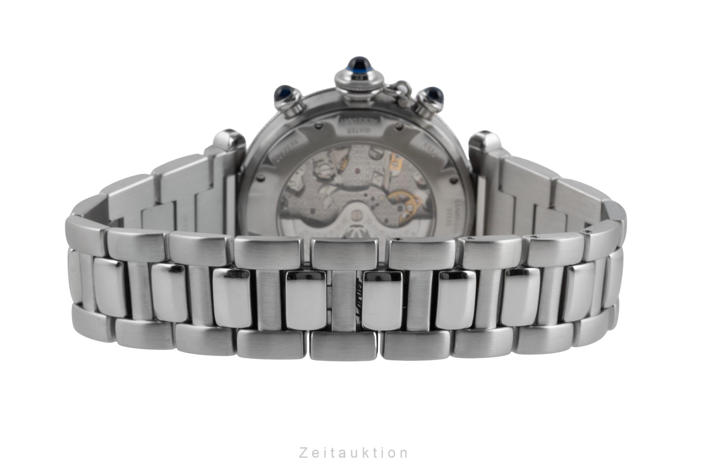 Cartier Pasha chronographe acier automatique montre pour hommes W31030H3  [2604278]