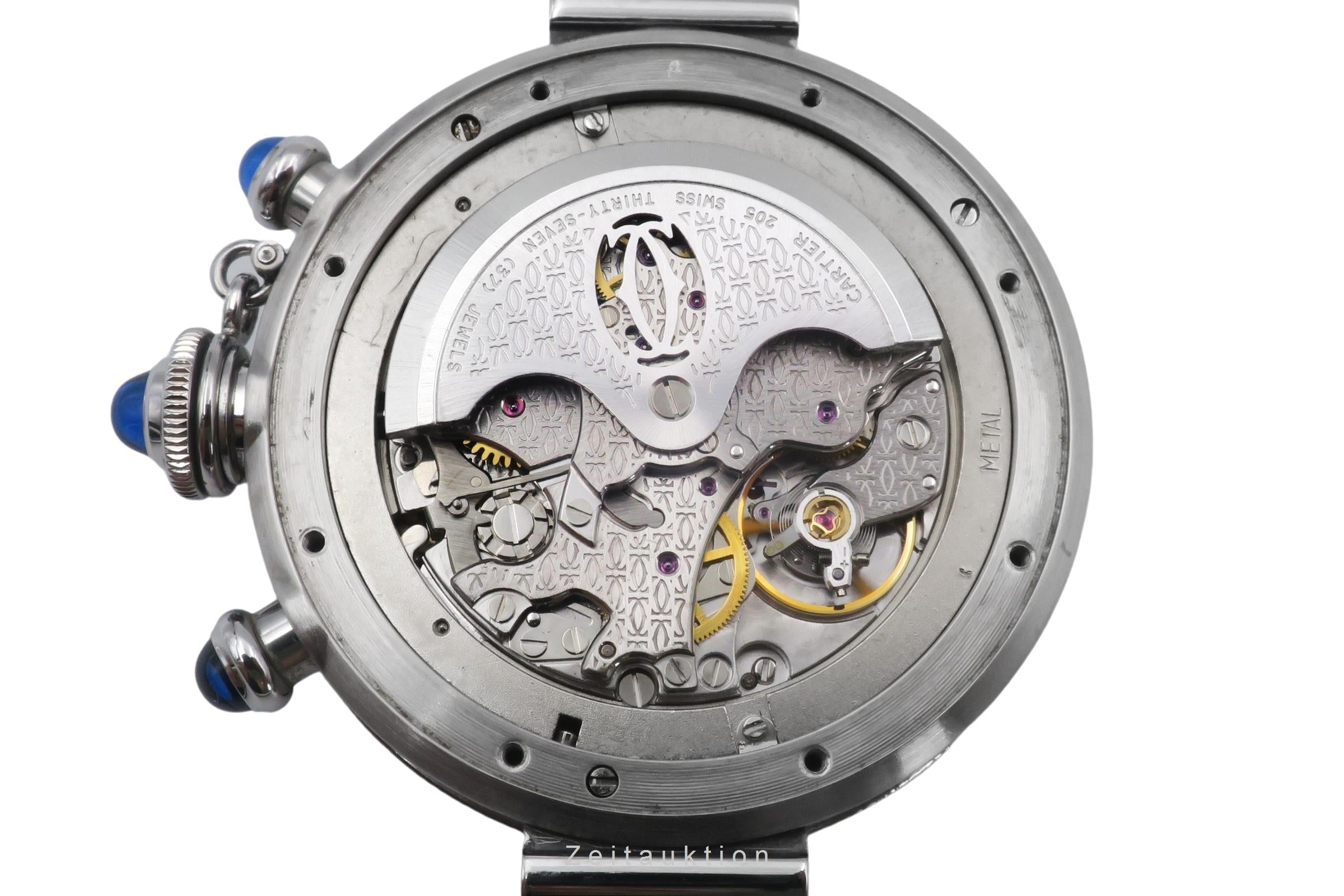 Cartier Pasha chronographe acier automatique montre pour hommes W31030H3  [2604278]