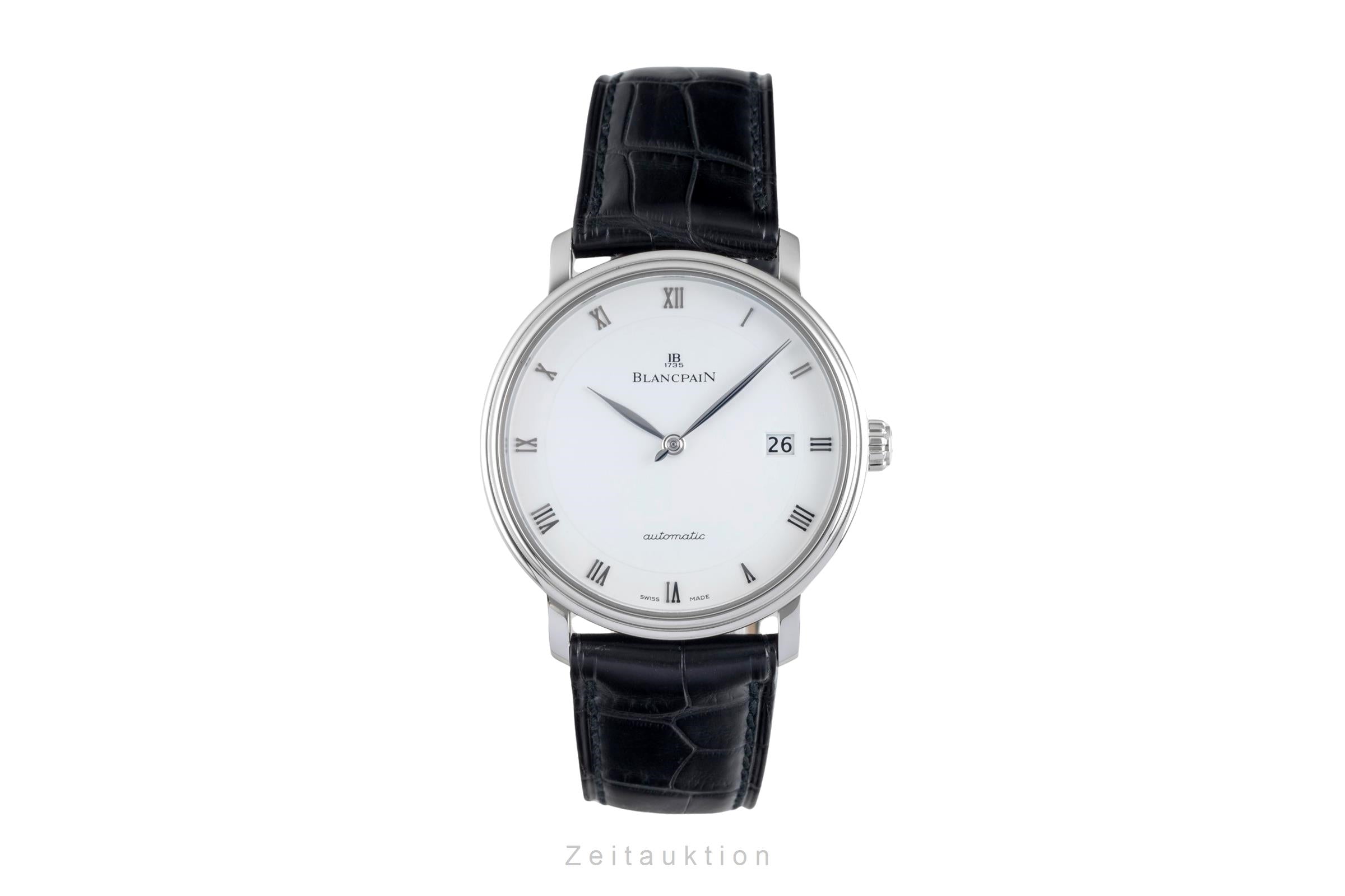 Blancpain Villeret acier automatique montre pour hommes 6223-1127  [2604279]