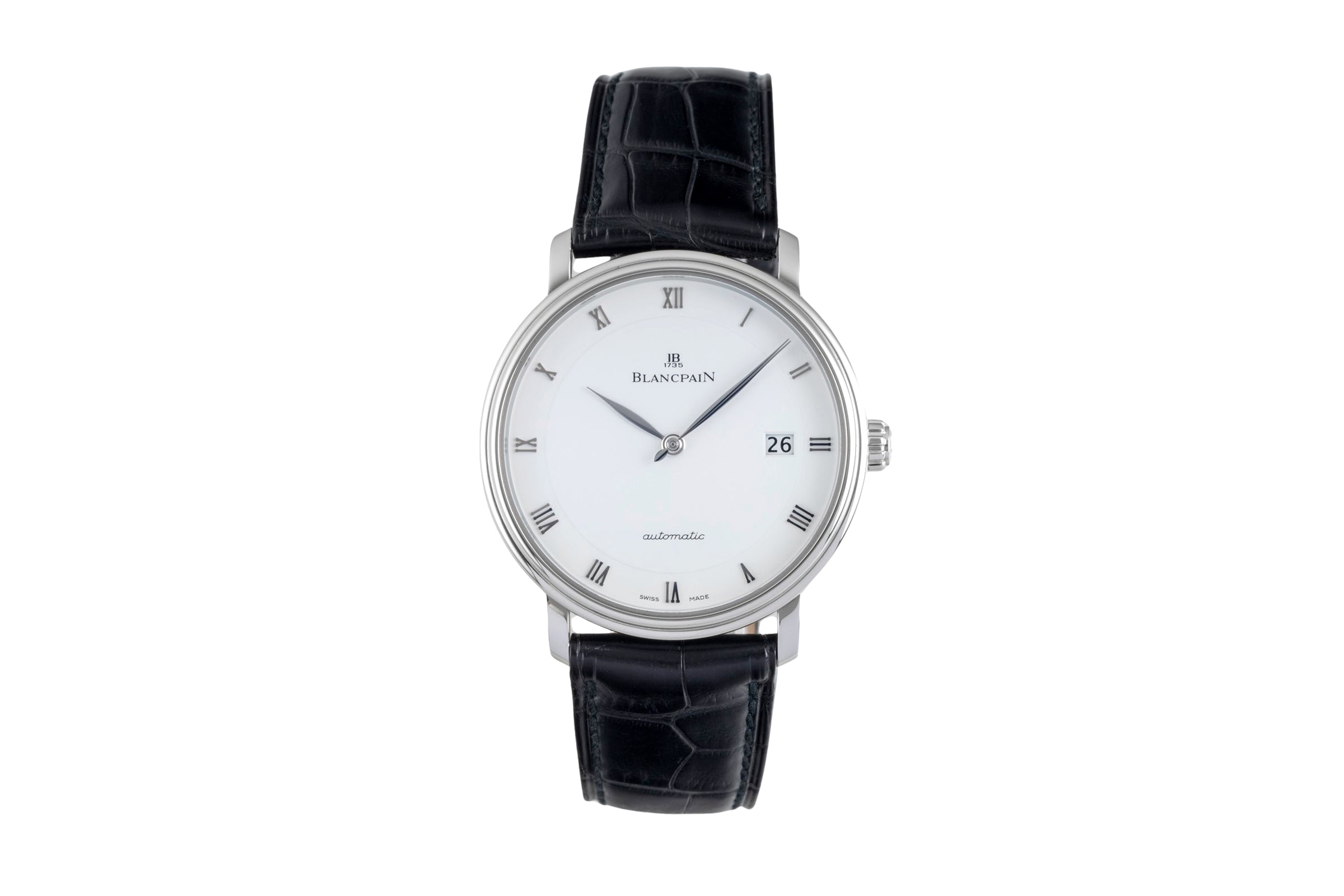 Blancpain Villeret steel automatic men's watch 6223-1127  [2604279]