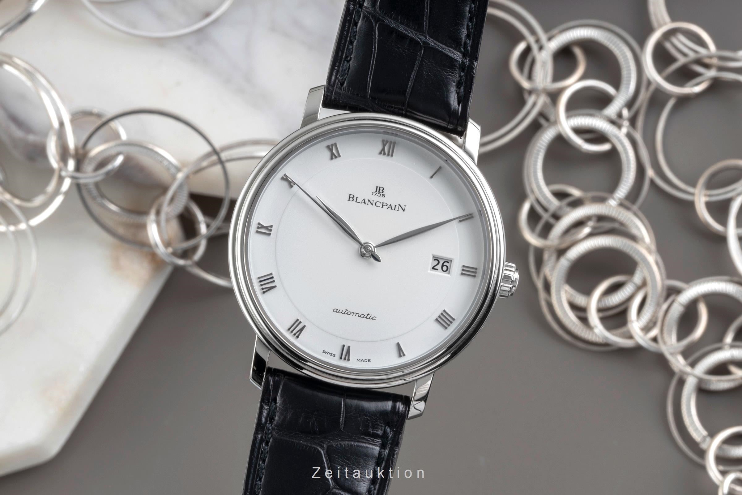 Blancpain Villeret acier automatique montre pour hommes 6223-1127  [2604279]