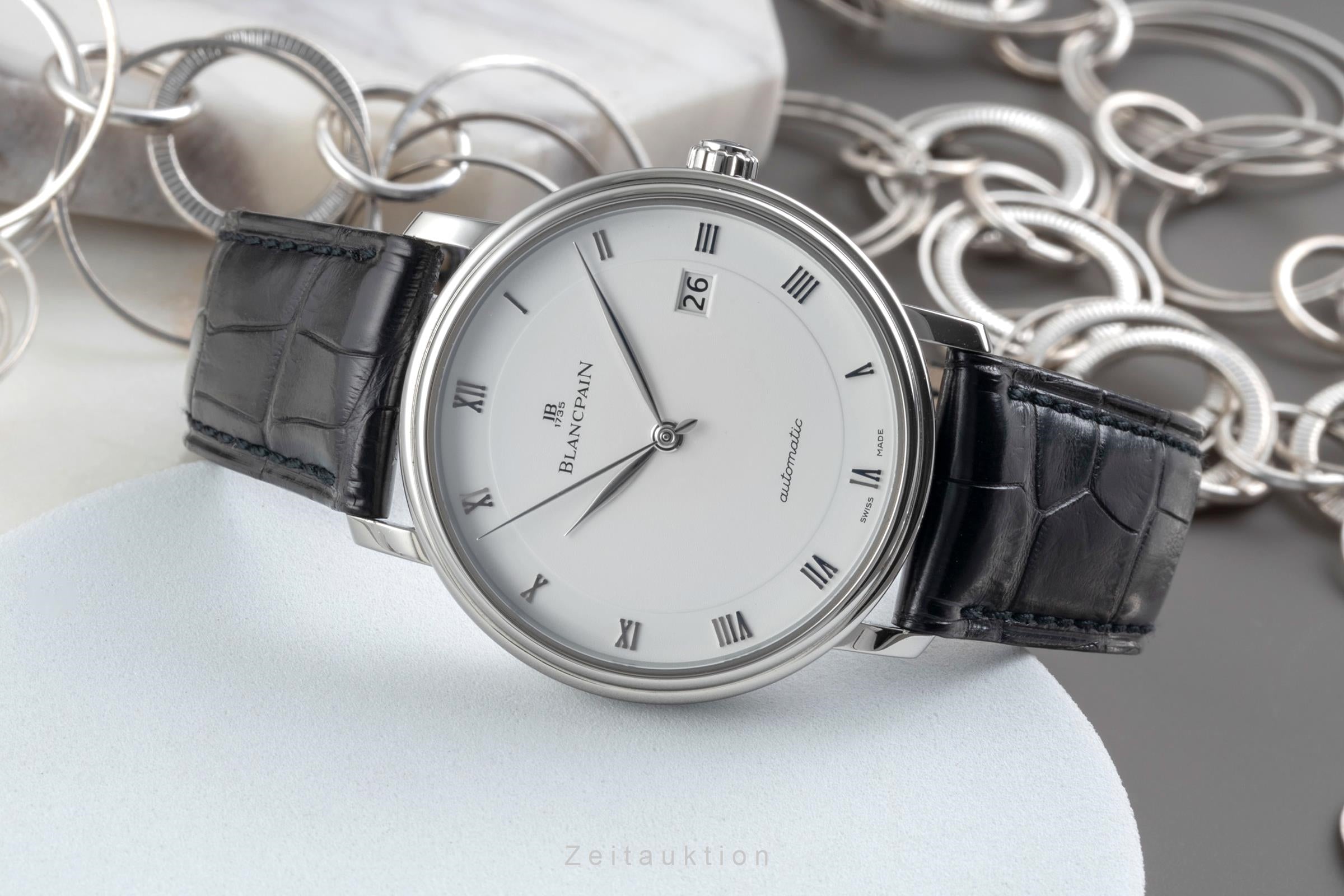 Blancpain Villeret acier automatique montre pour hommes 6223-1127  [2604279]