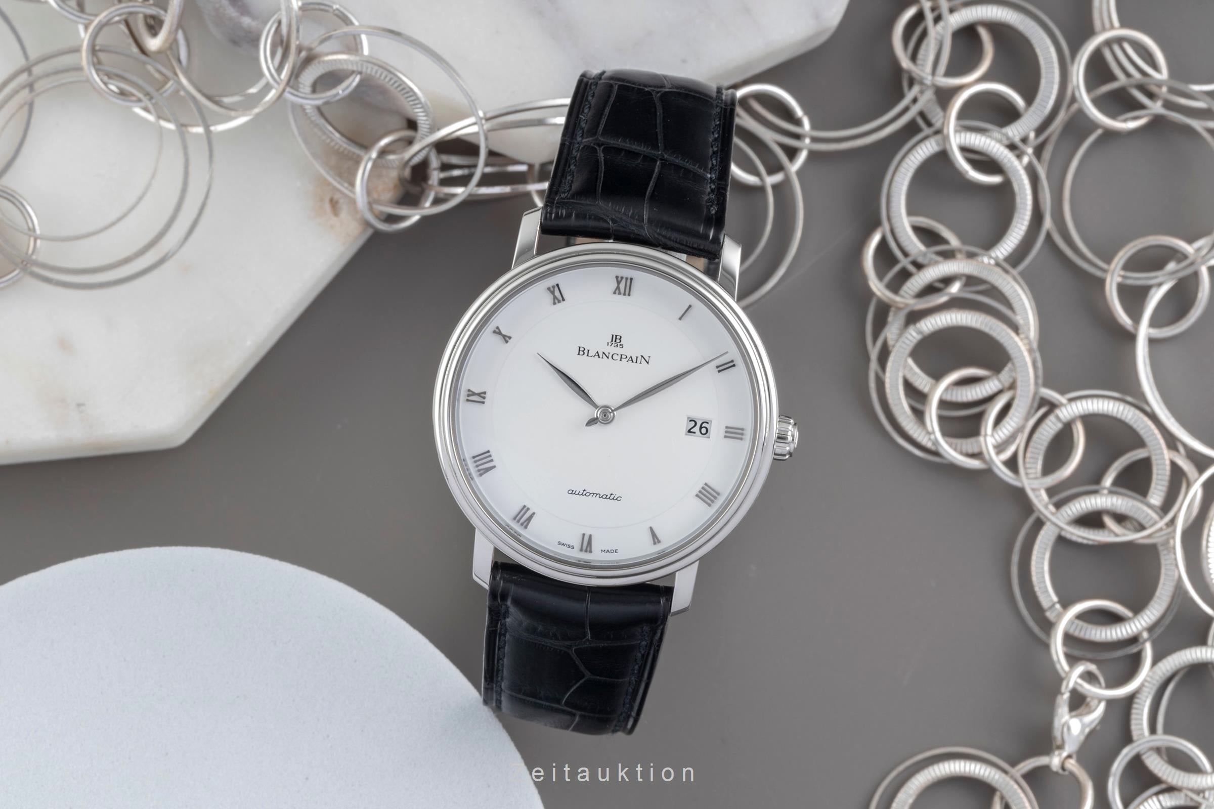 Blancpain Villeret acier automatique montre pour hommes 6223-1127  [2604279]