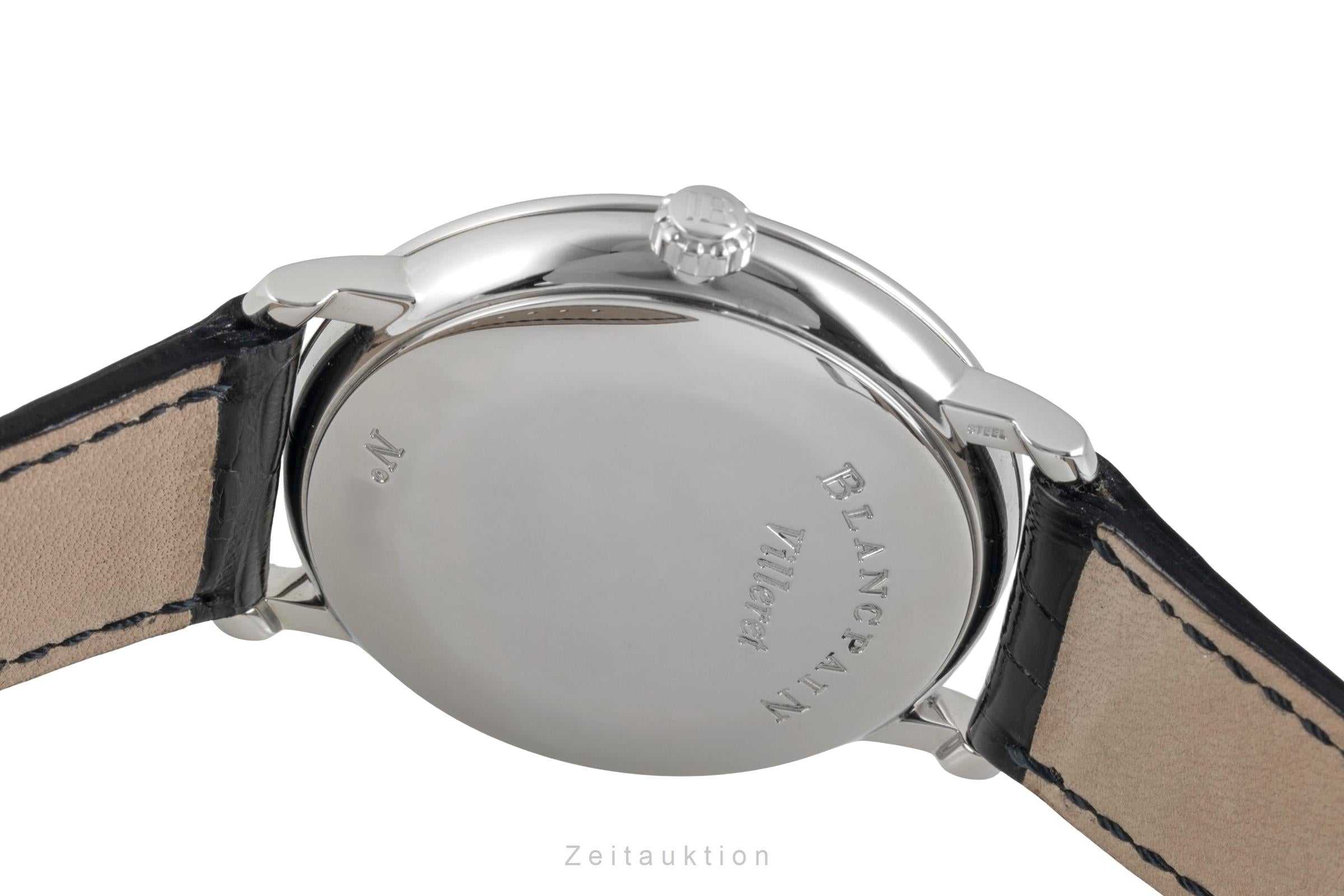 Blancpain Villeret acier automatique montre pour hommes 6223-1127  [2604279]
