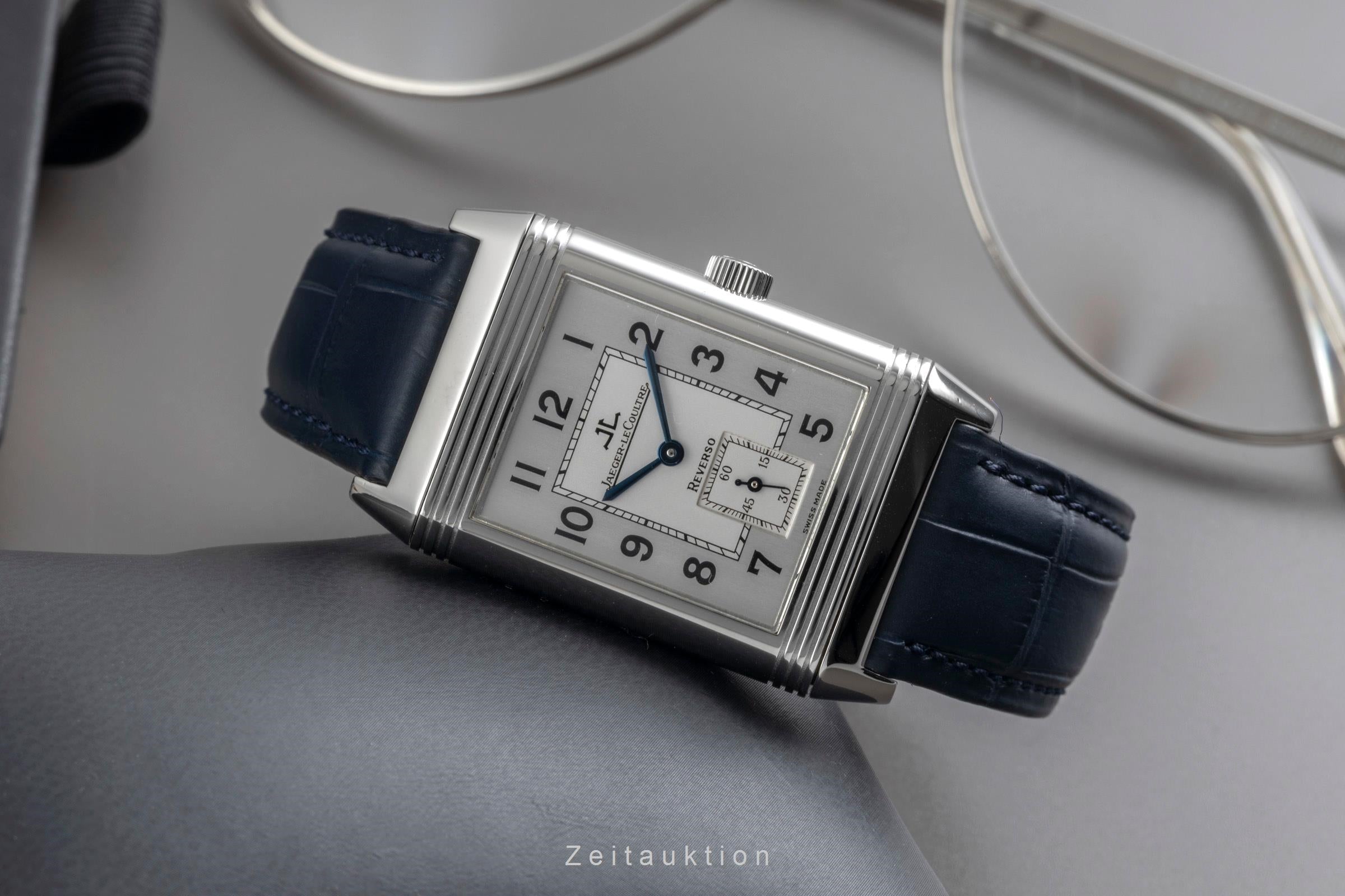 Jaeger LeCoultre Reverso acier à remontage manuel montre pour hommes 270.8.62  [2604281]