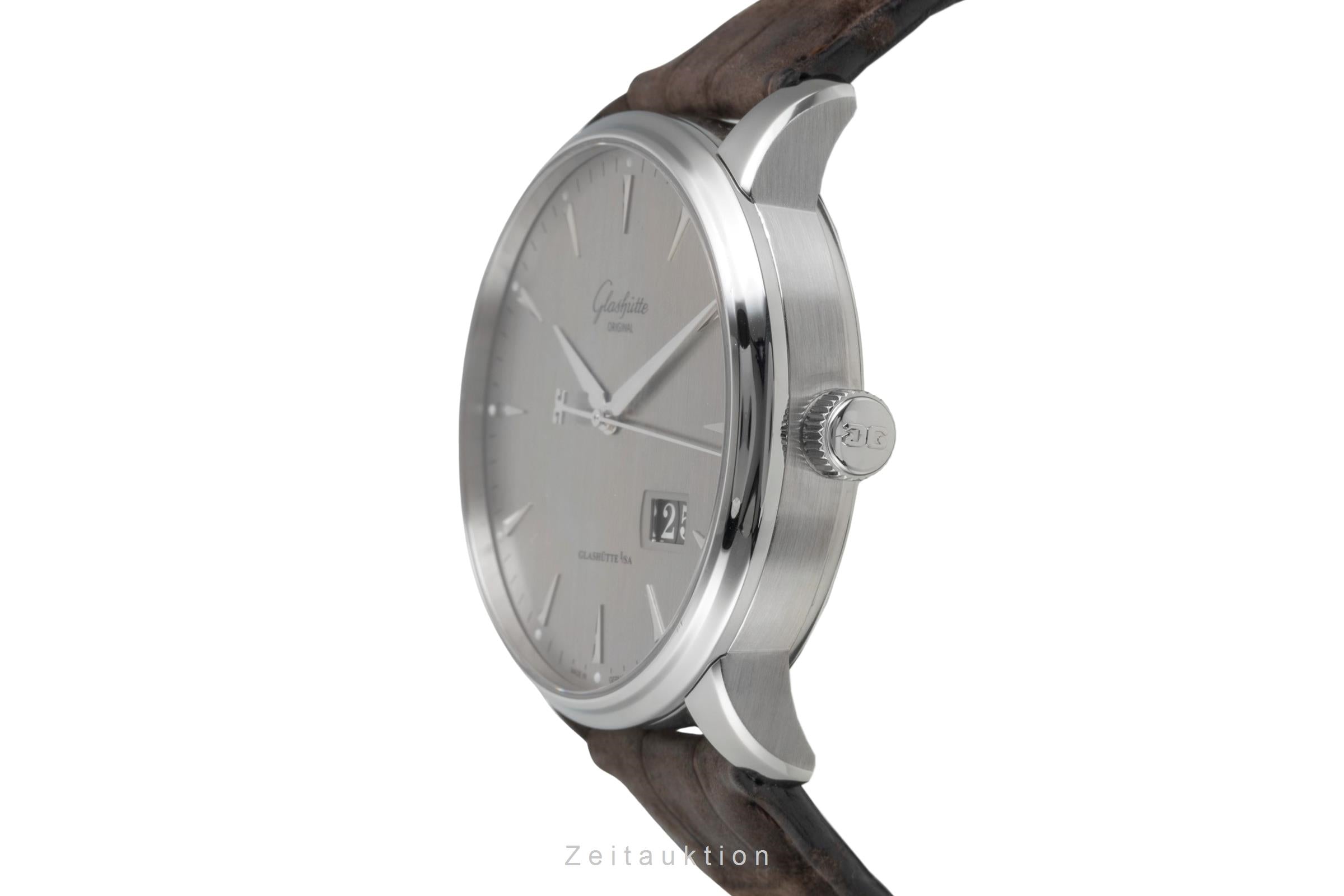Glashütte Senator acero automático reloj para caballeros 1-36-03-03-02-31 LP: 10700EUR  [2604282]