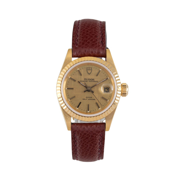 Tudor Princess Oysterdate vergoldet Automatik Ref. 92411N Rolex Case Klassiker [2604286]