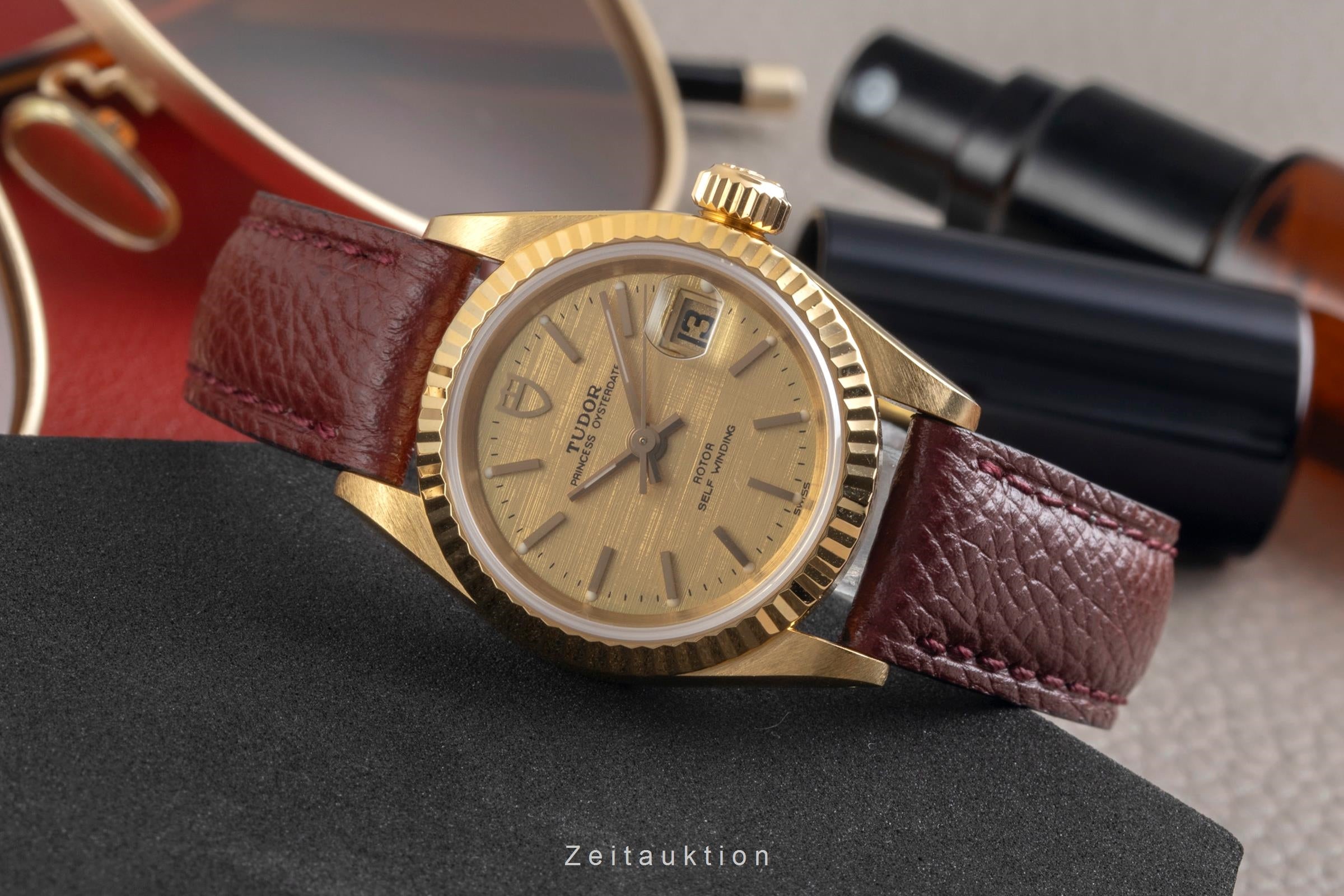 Tudor Princess Oysterdate vergoldet Automatik Ref. 92411N Rolex Case Klassiker [2604286]